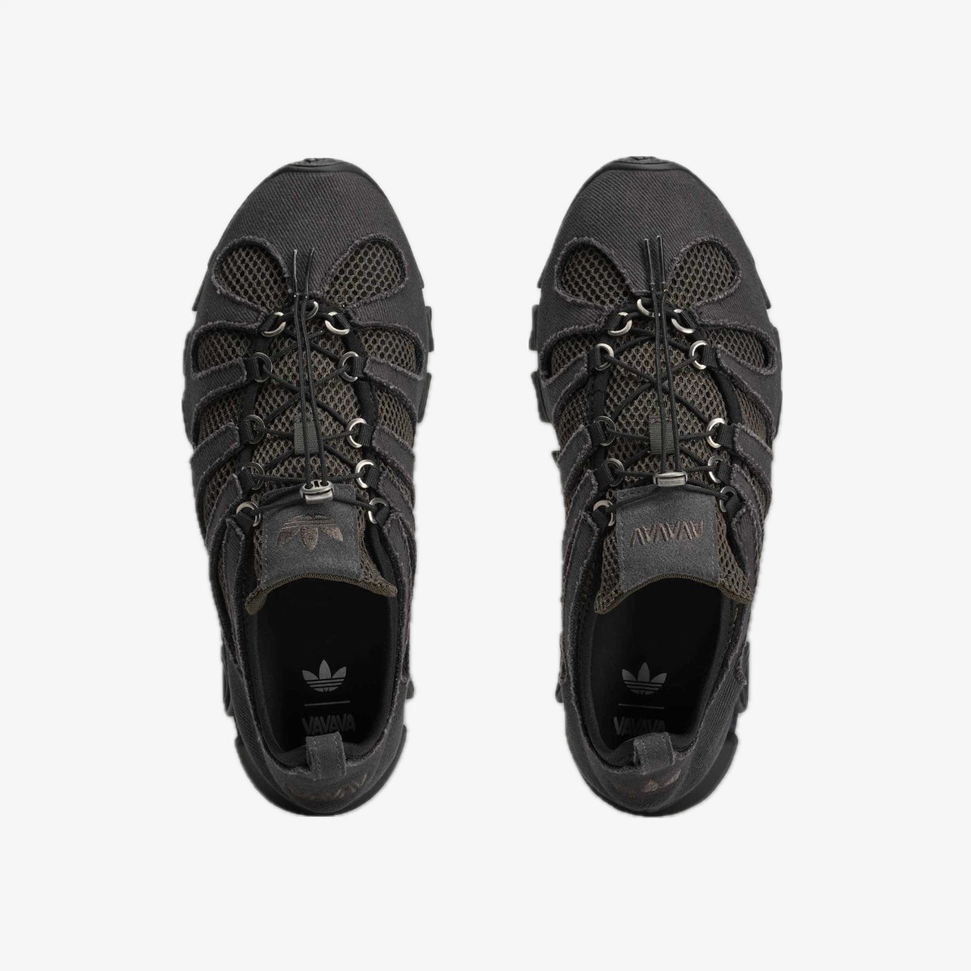 Adidas x AVAVAV AV Megaride Cutout Core Black/Shadow Olive/Off White - 3