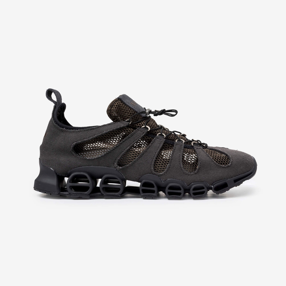 Adidas x AVAVAV AV Megaride Cutout Core Black/Shadow Olive/Off White-3