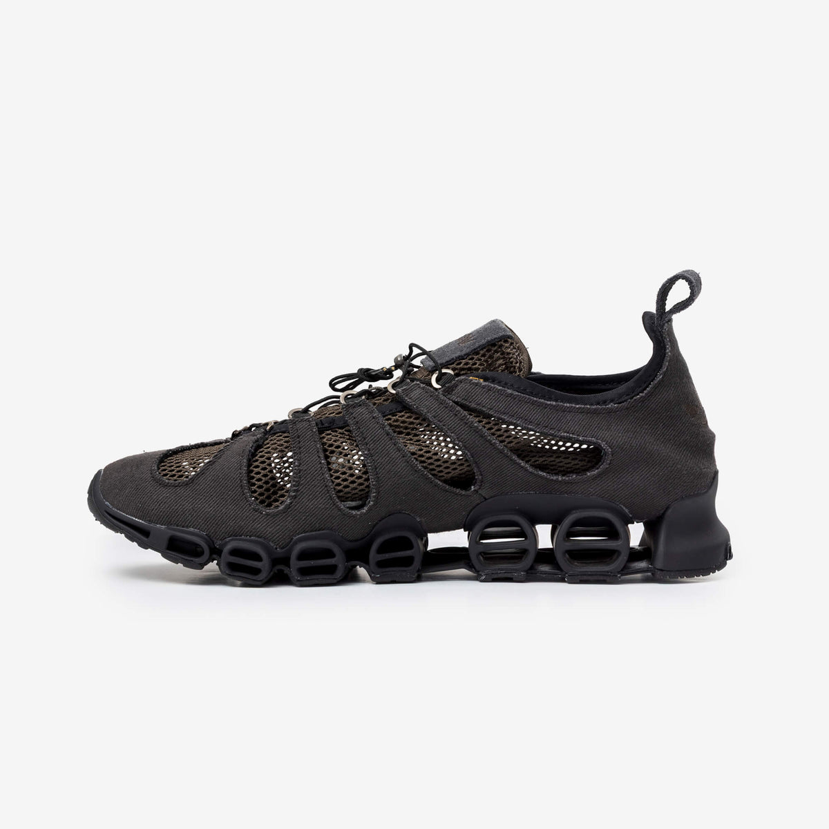 Adidas x AVAVAV AV Megaride Cutout Core Black/Shadow Olive/Off White-4