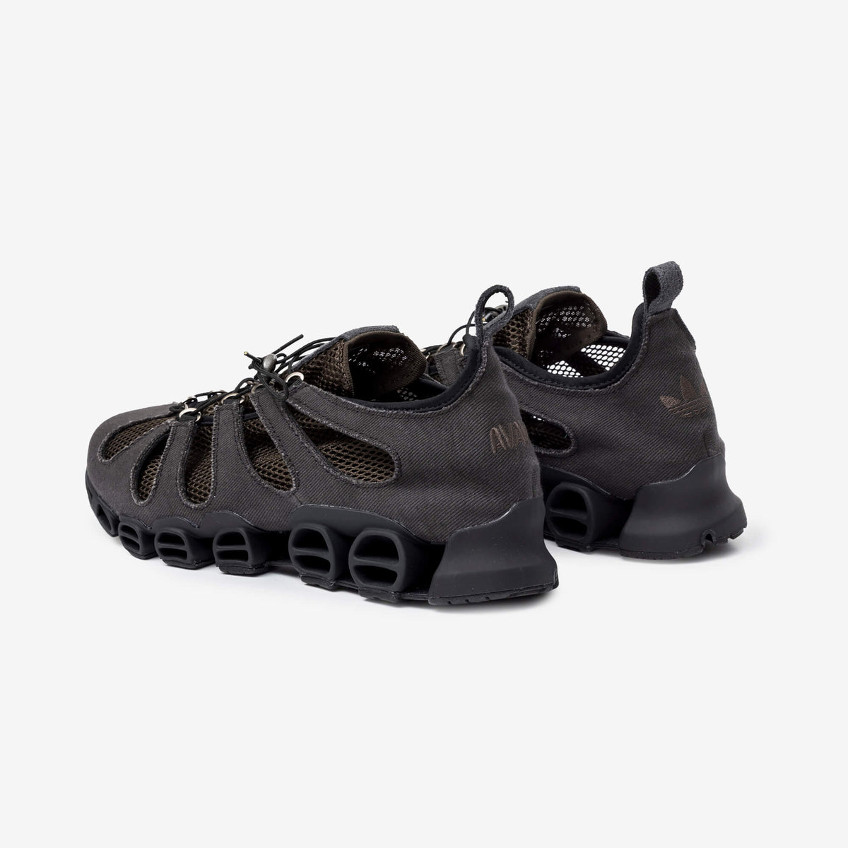 Adidas x AVAVAV AV Megaride Cutout Core Black/Shadow Olive/Off White-5