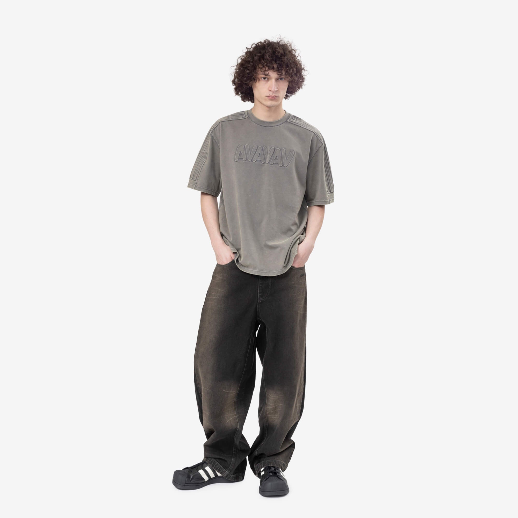 Adidas x AVAVAV AV T-Shirt Grey Four - 2