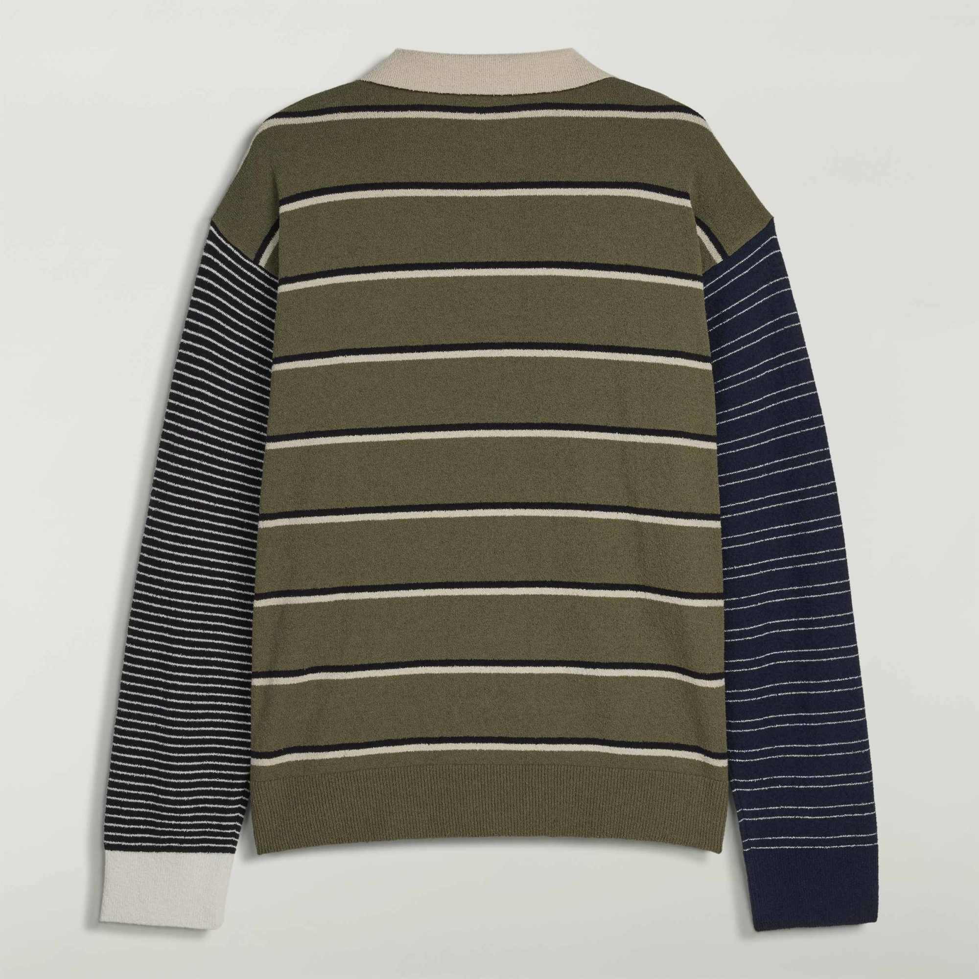 Adidas x Song for the Mute ADI007 Long Sleeve Polo Olive Strata - 2