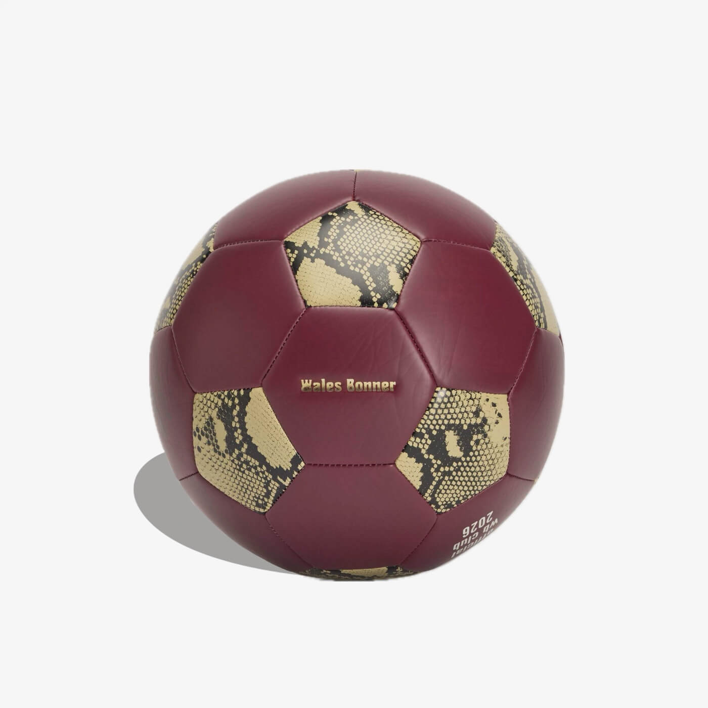 Adidas x Wales Bonner WB Football Ball Collegiate Burgundy - 1