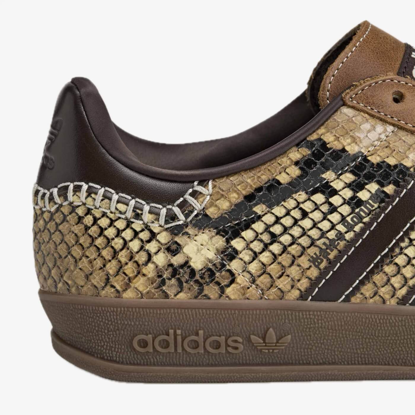 Adidas x Wales Bonner WB Gazelle Snake Dust Rust/Wonder White/Collegiate Burgundy - 7