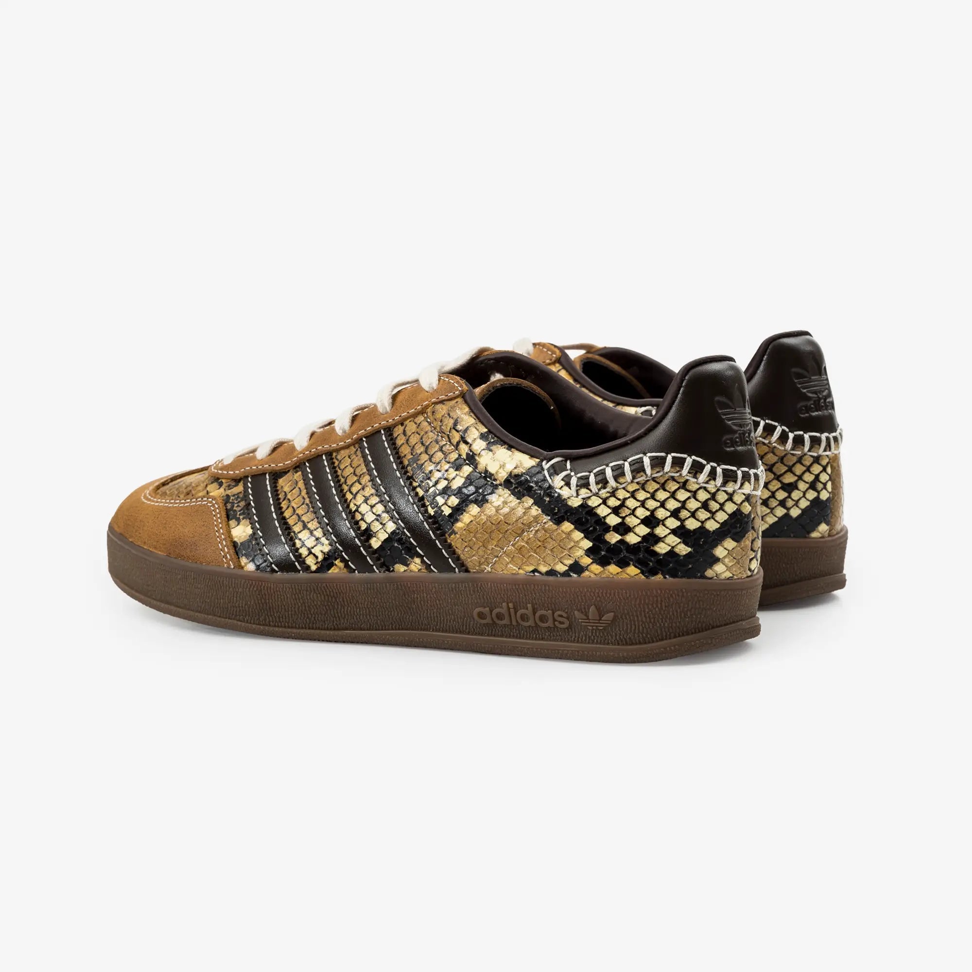 Adidas x Wales Bonner WB Gazelle Snake Dust Rust/Wonder White/Collegiate Burgundy - 4