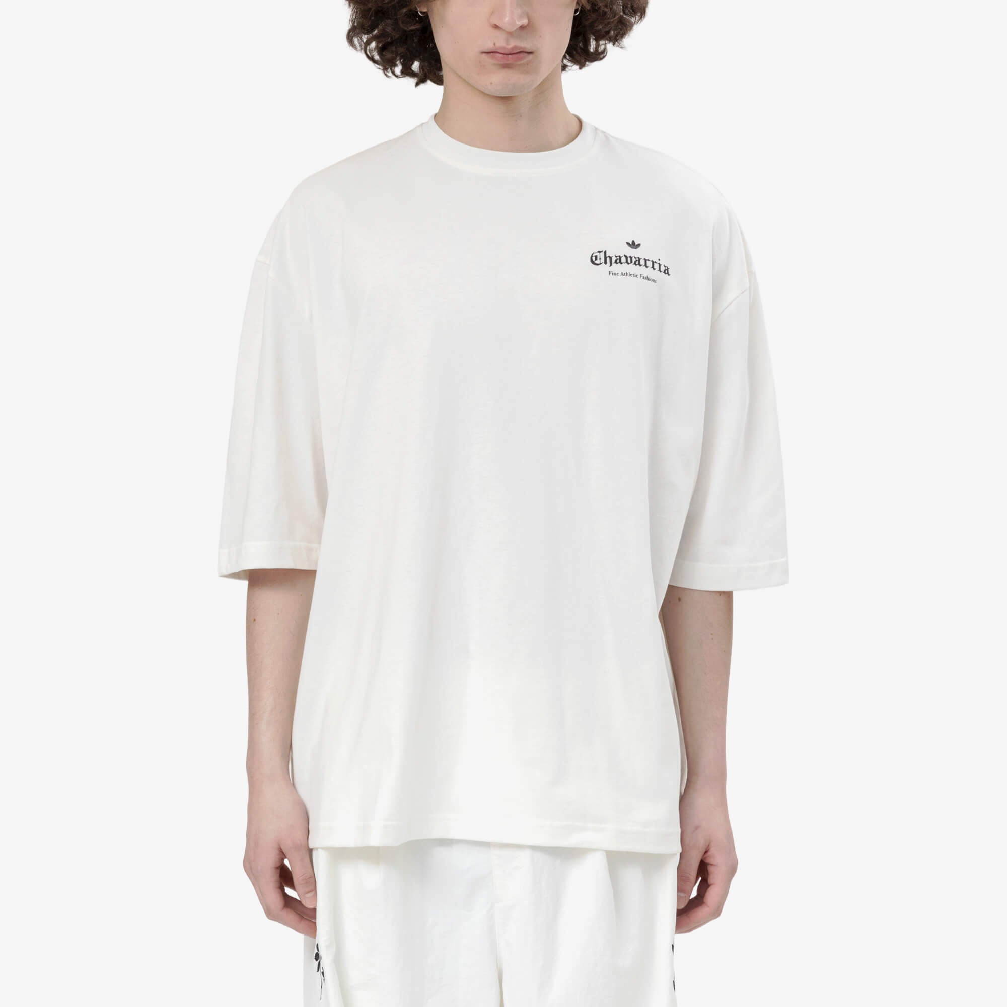 Adidas x Willy Chavarria WC Logo SS T-Shirt Off White - 1