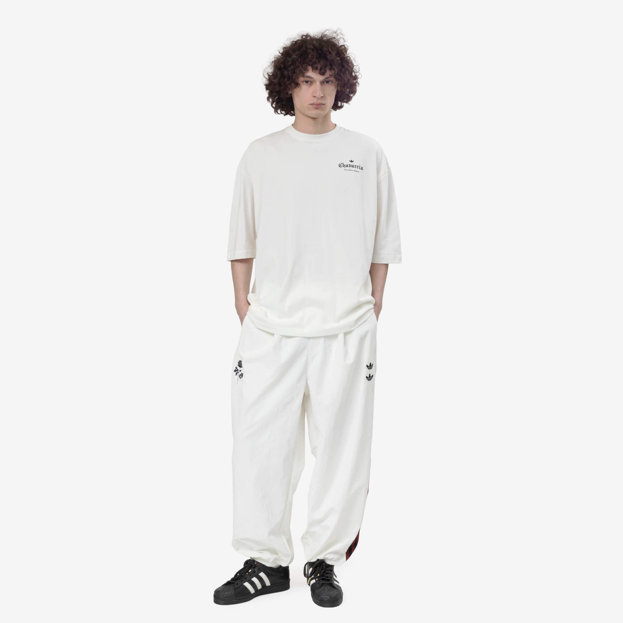 Adidas x Willy Chavarria WC Logo SS T-Shirt Off White - 2