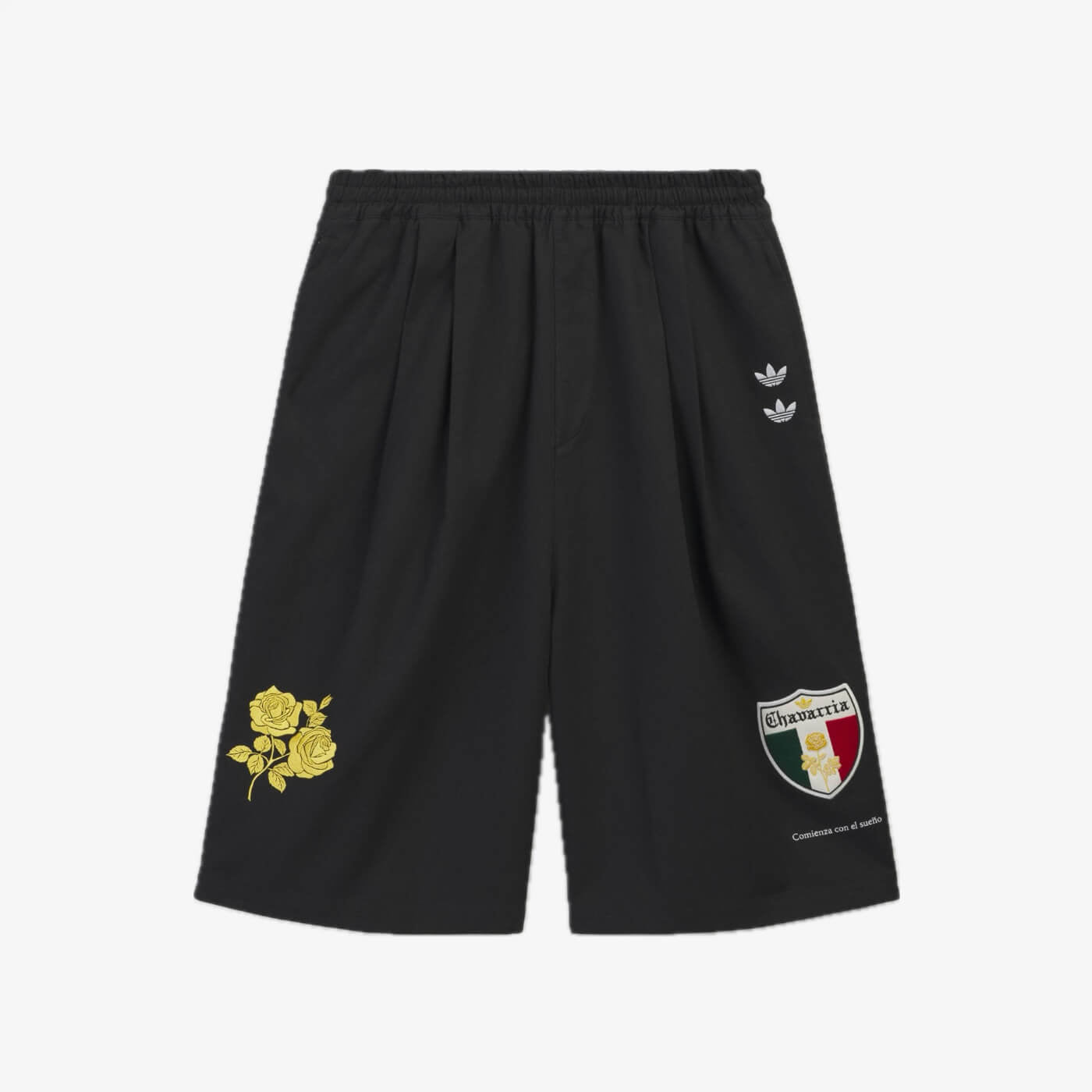 Adidas x Willy Chavarria WC Long Twill Shorts Black-1