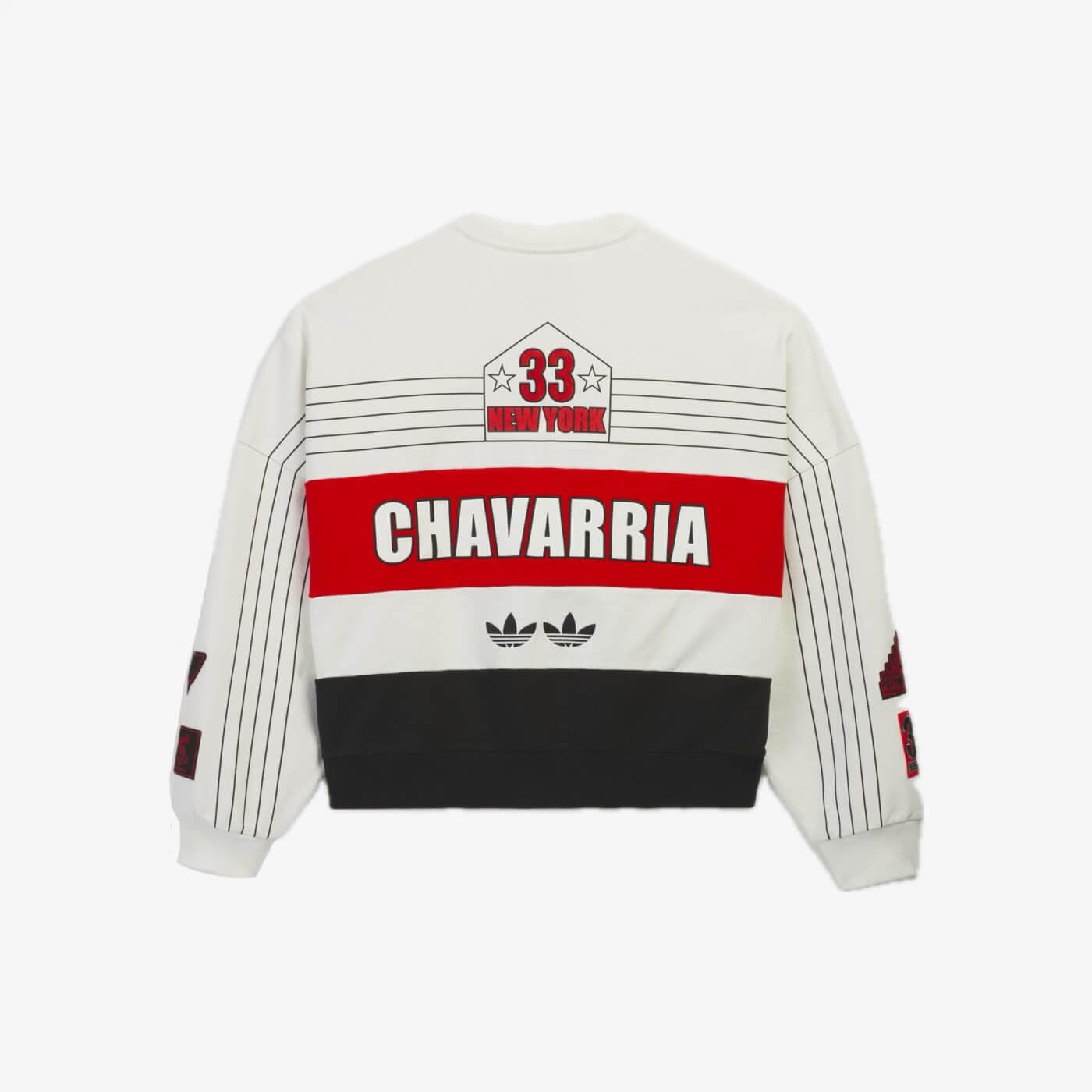 Adidas x Willy Chavarria WC NY Ball Crewneck Sweatshirt Off White - 2