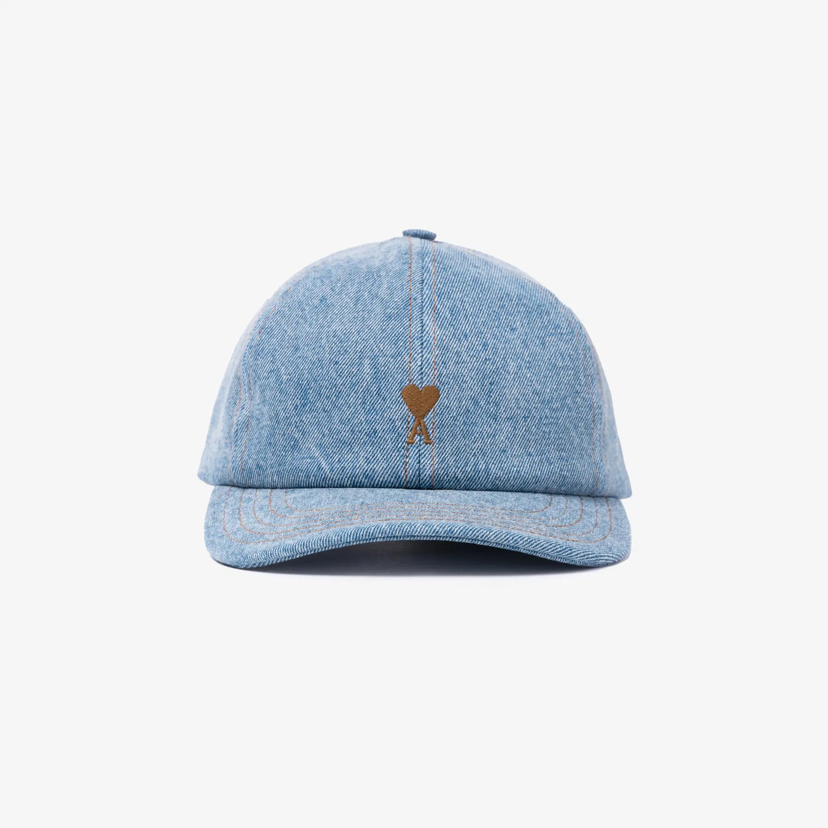 Ami Paris ADC Denim Cap Light Blue display picture 2