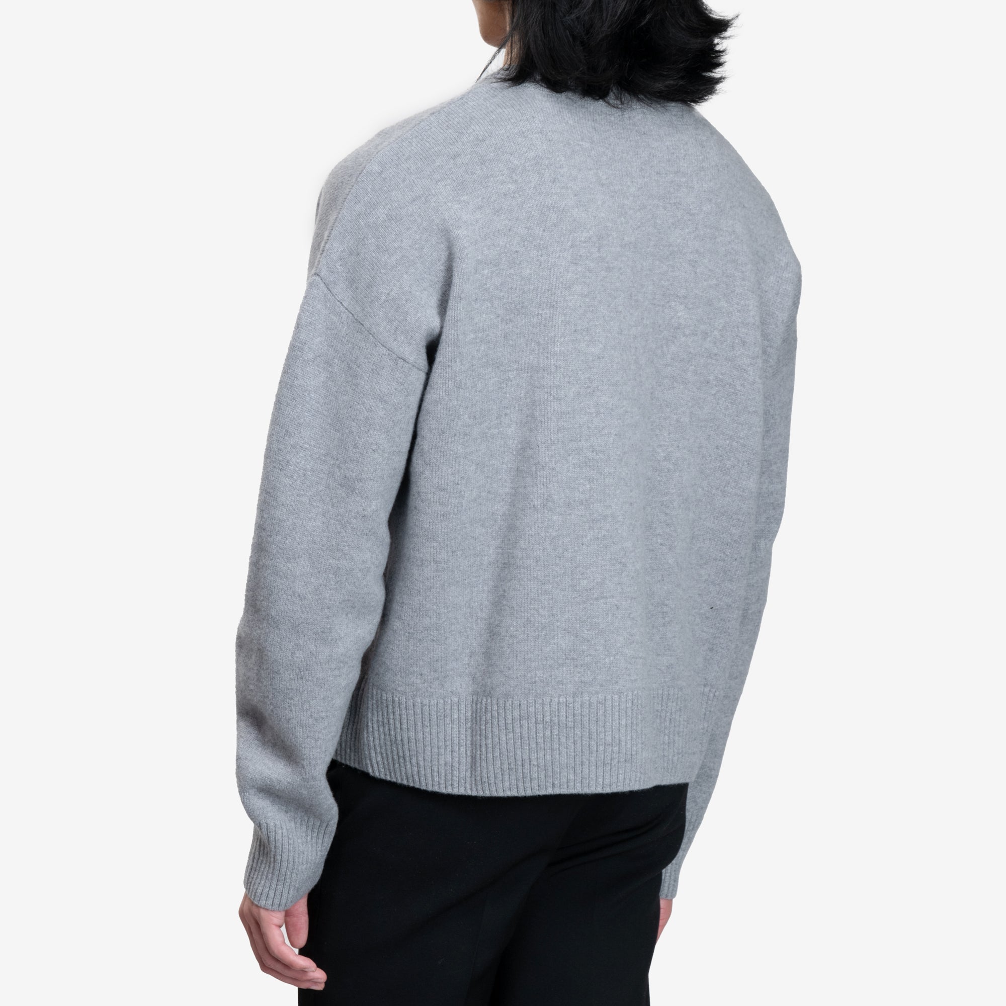 AMI ADC V - Neck Sweater Grey - 4