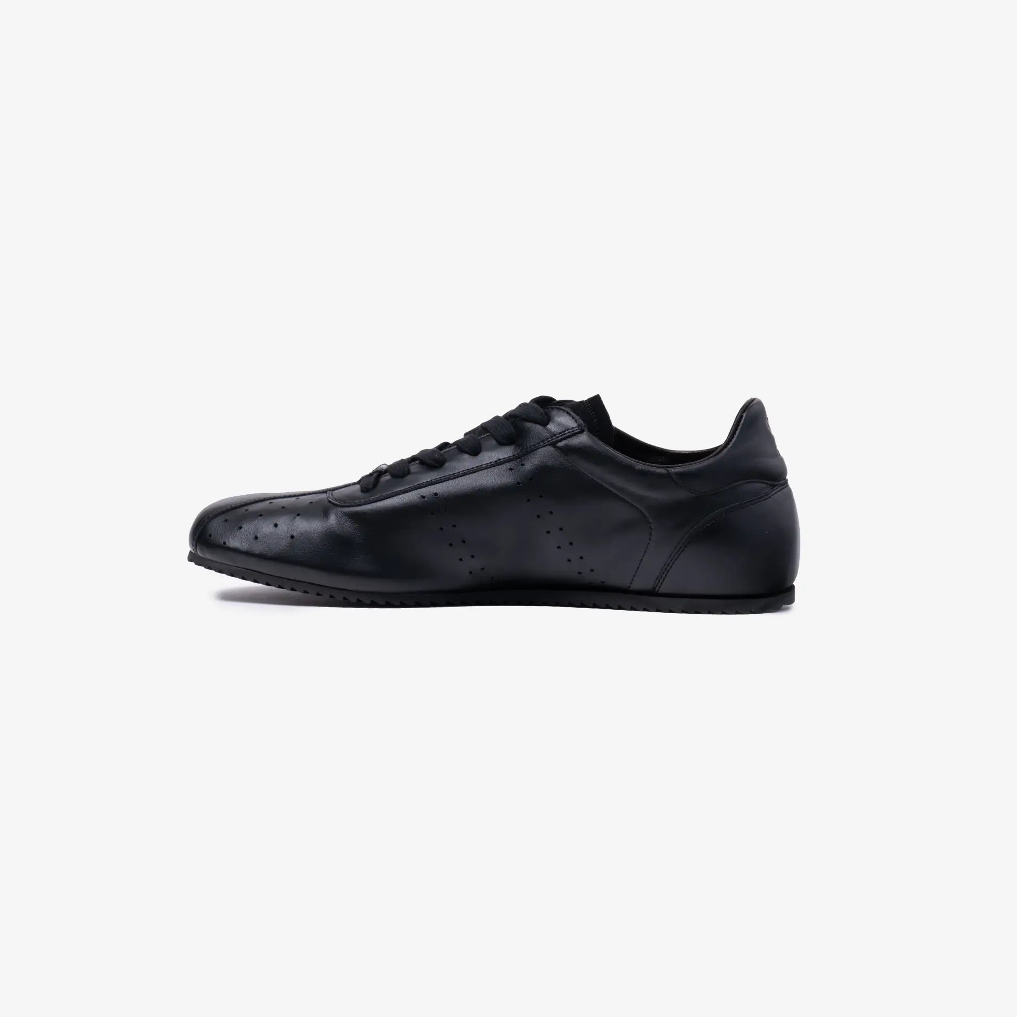 AMI Nappa Soft Sneakers Black - 4