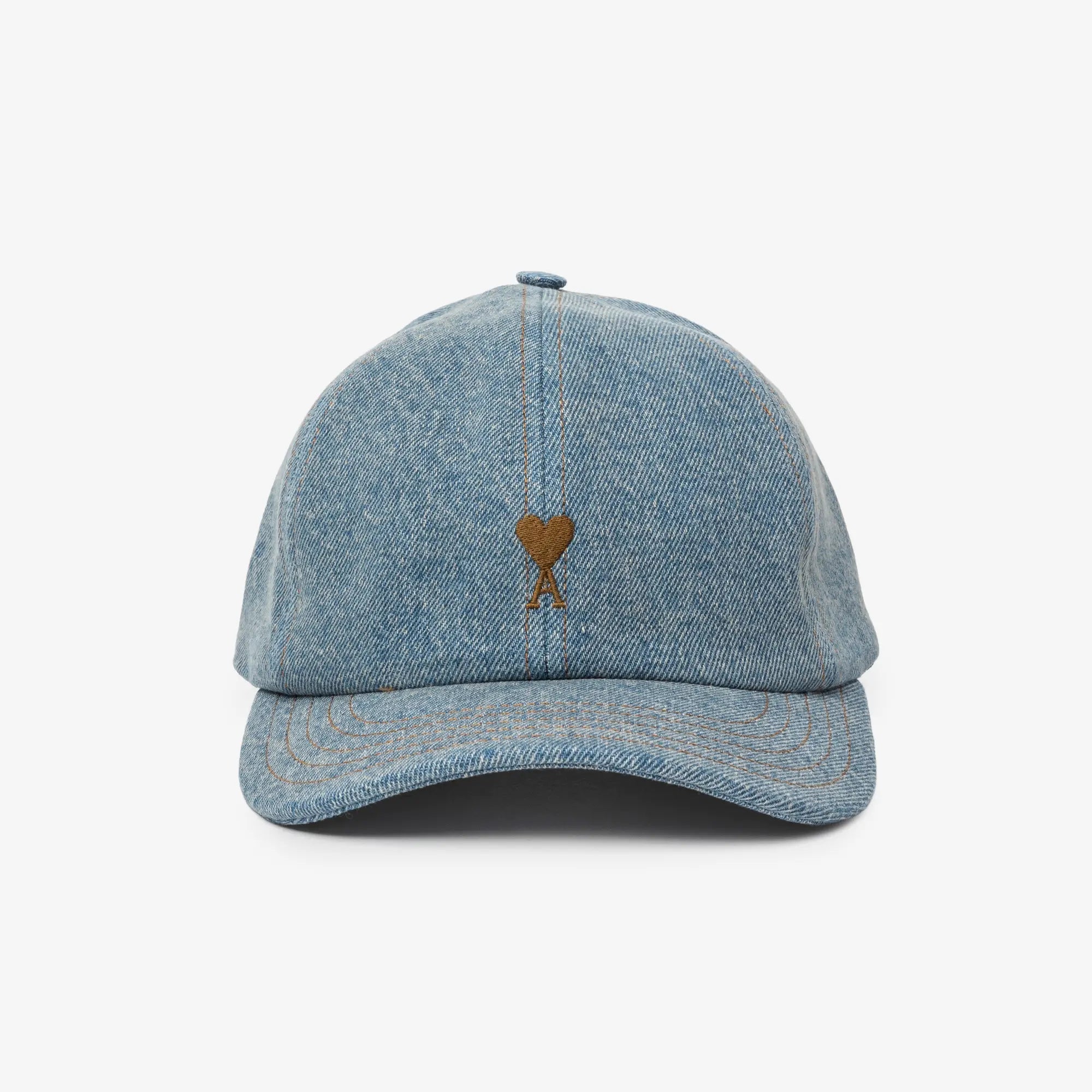 AMI Paris ADC Denim Cap Used Blue - 1