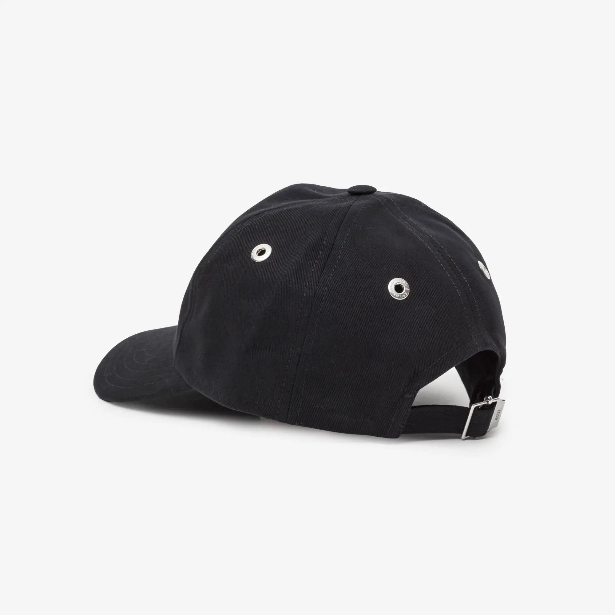 AMI Paris Ami de Coeur Embroidery Cap Black - 4
