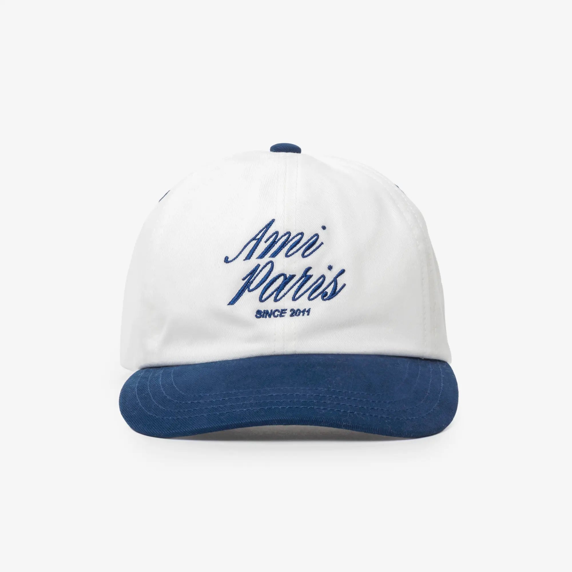 AMI Paris Bicolor Ami Paris Cap Ink/White Cream - 1