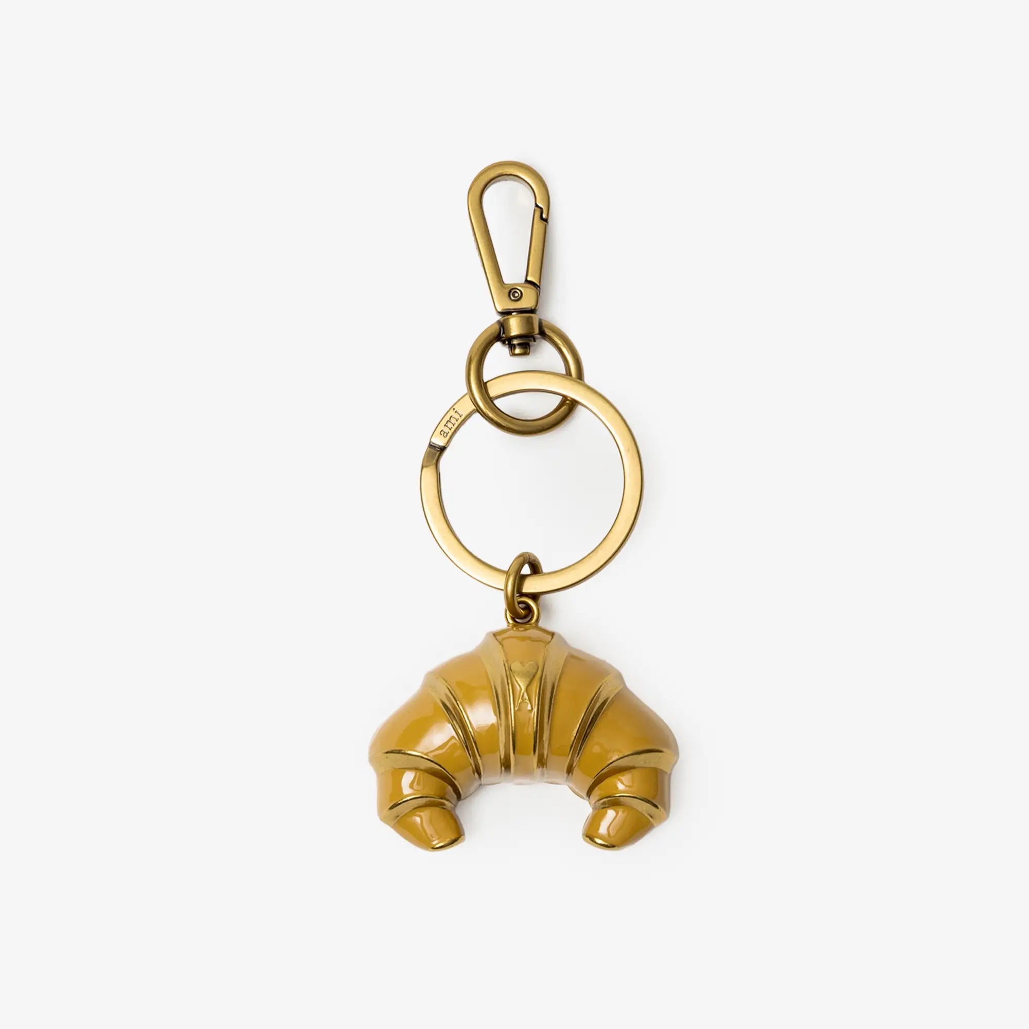 AMI Paris Croissant Keyring Amber - 1