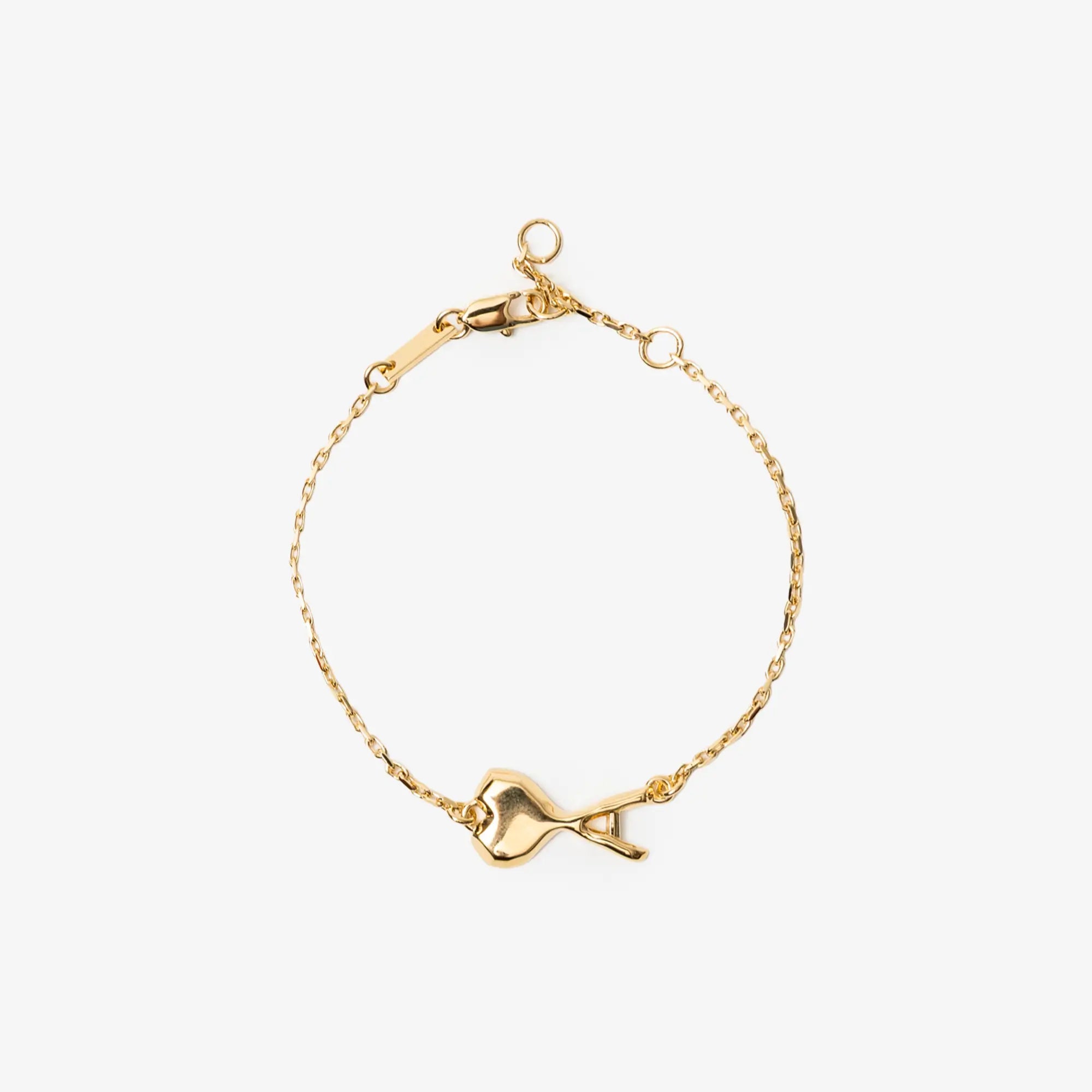 AMI Paris Hammered Ami de Coeur Bracelet Gold - 1