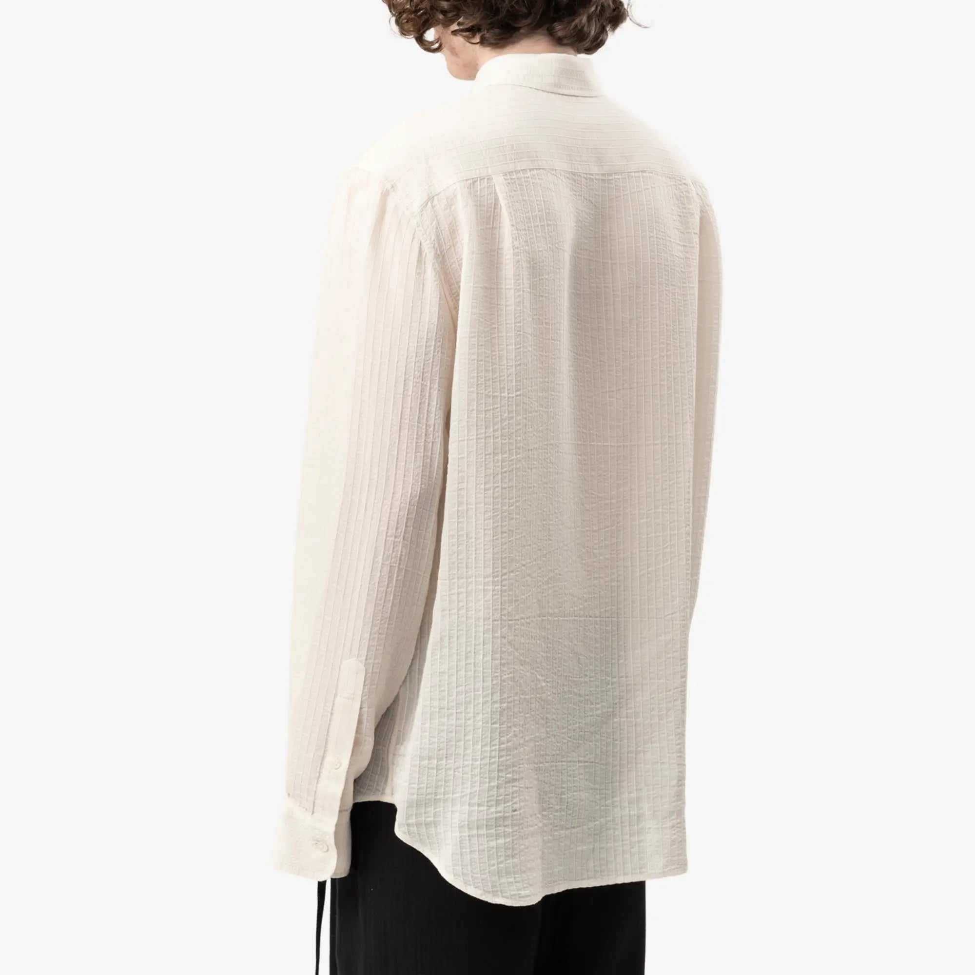 Ann Demeulemeester Andre Classic Shirt Chalk - 4