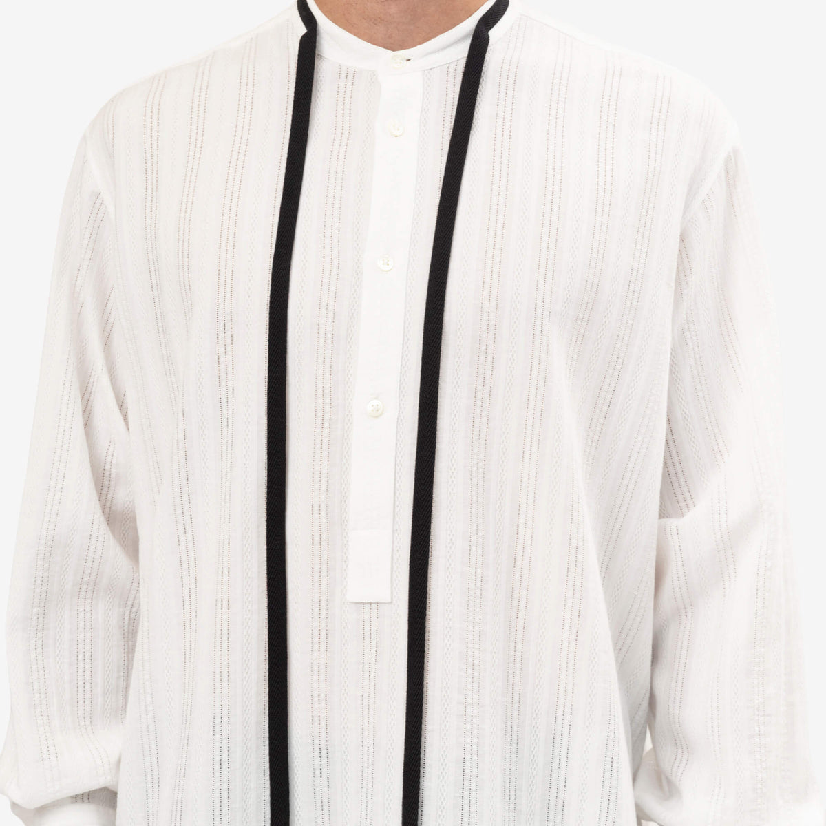 Ann Demeulemeester Bertil Serafino Shirt Natural White-5