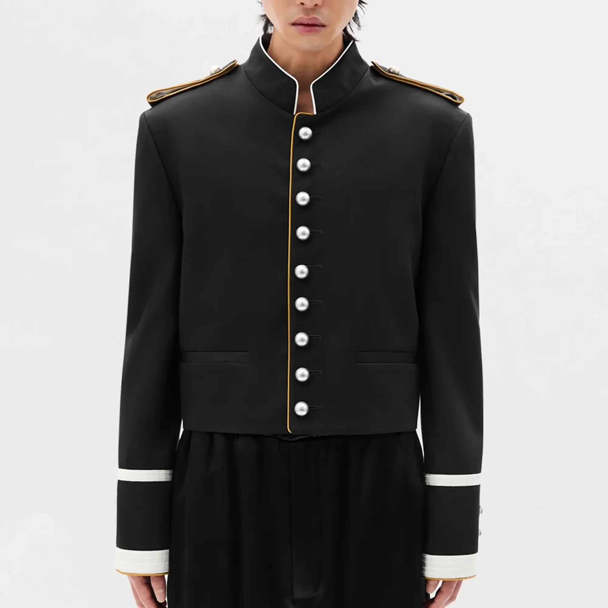 Ann Demeulemeester Harris Marsina Jacket Black - 1