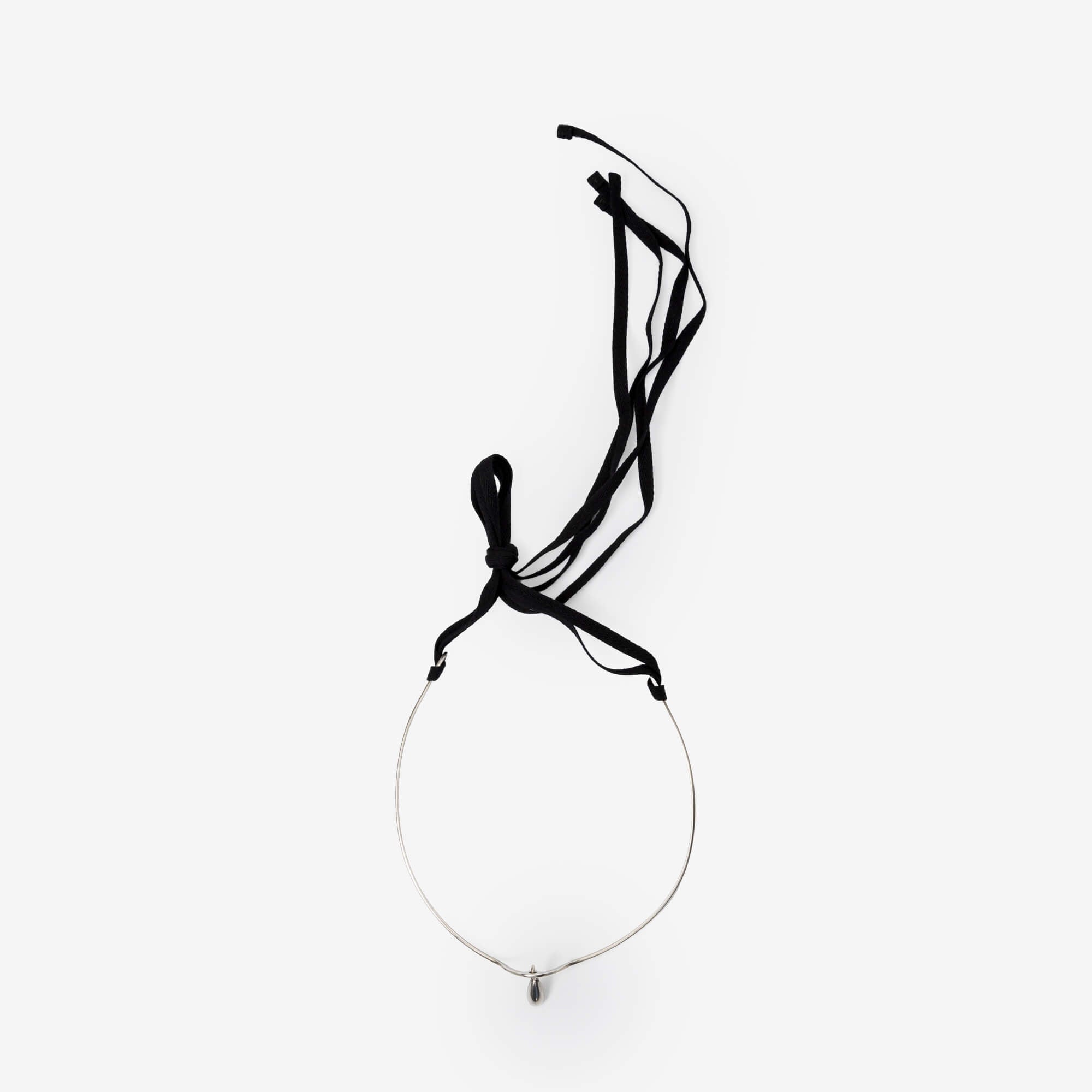 Ann Demeulemeester Kitta Diadem with Drop Antique Silver-2
