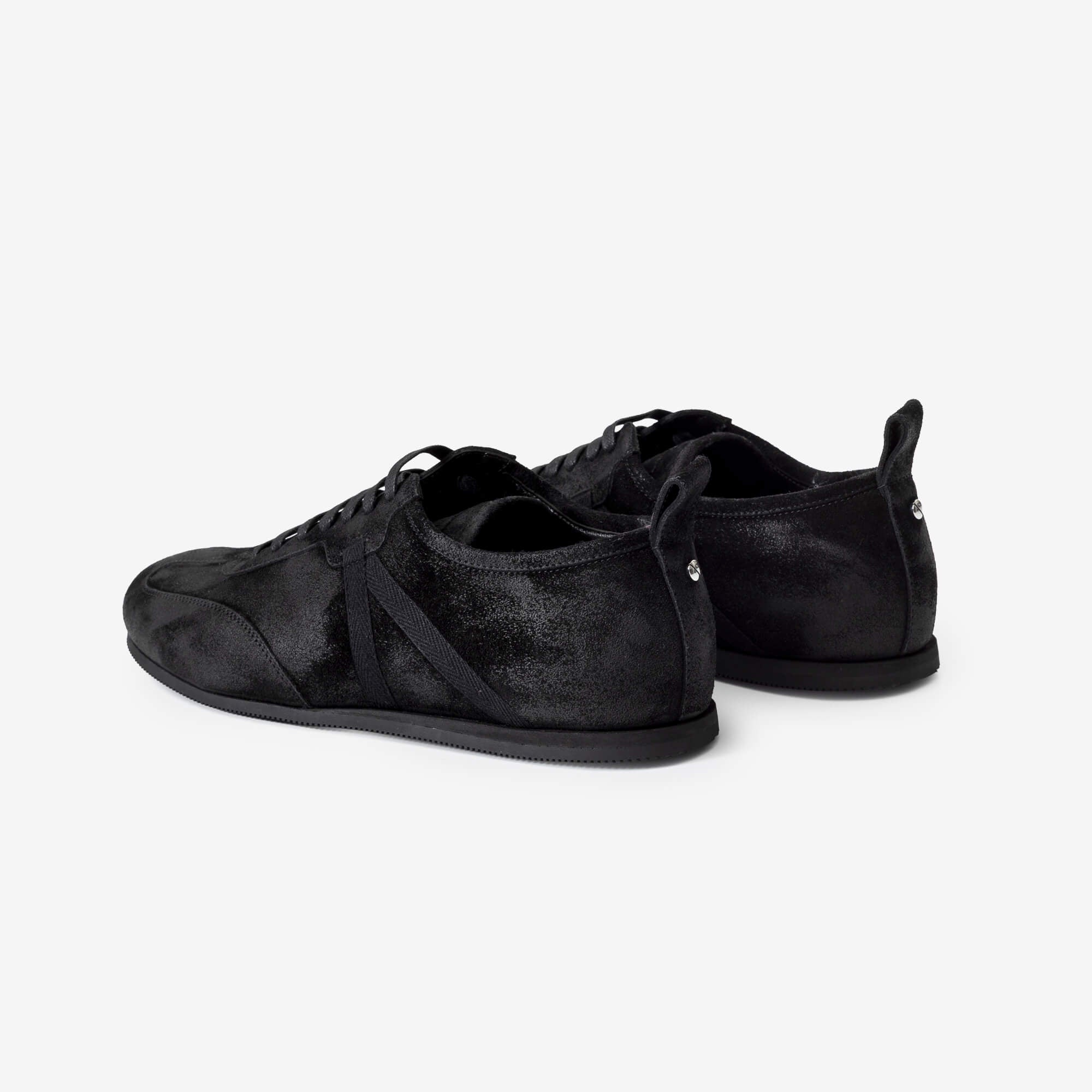 Ann Demeulemeester Siru Soft Low-Top Boxing Sneakers Black-5