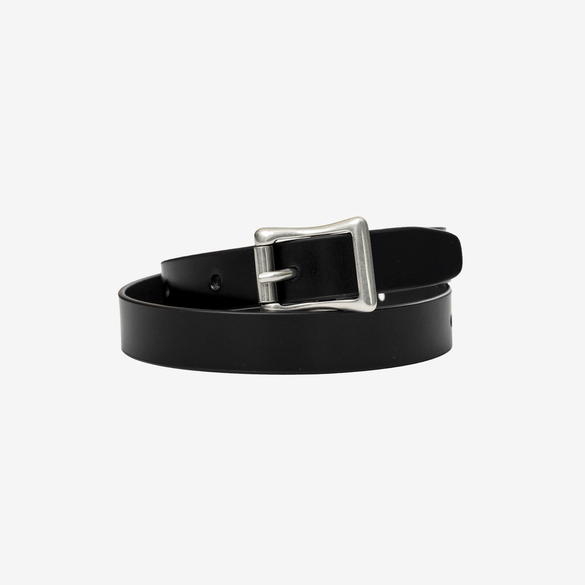 Ann Demeulemeester Sundvis 1.5cm Leather Bracelet Black-1