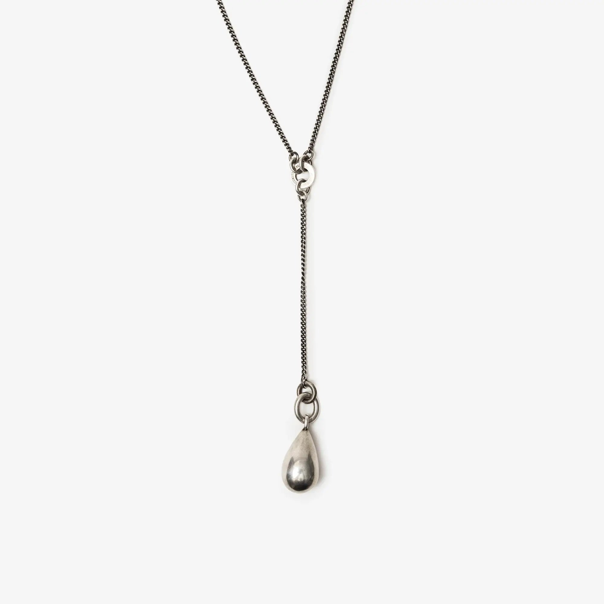 Ann Demeulemeester Tinne Pearl Necklace Antique Silver - 2