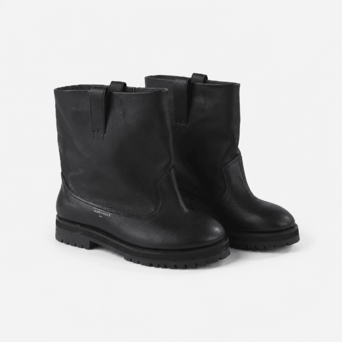 Shayne Oliver Anonymous Club Low Shaft Boots Black — Feuille
