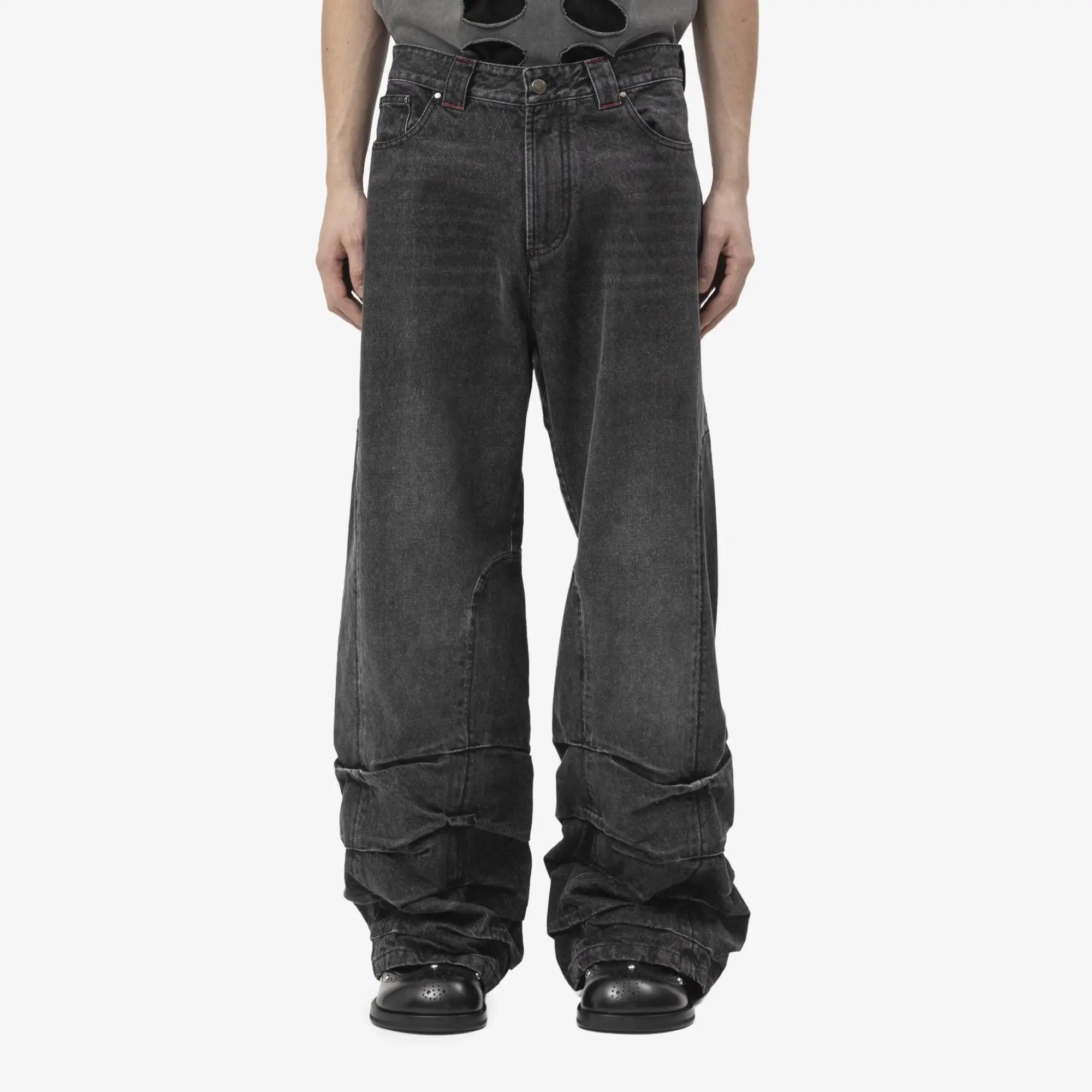 Avavav Jessie Smock Wide Jeans Black - 1