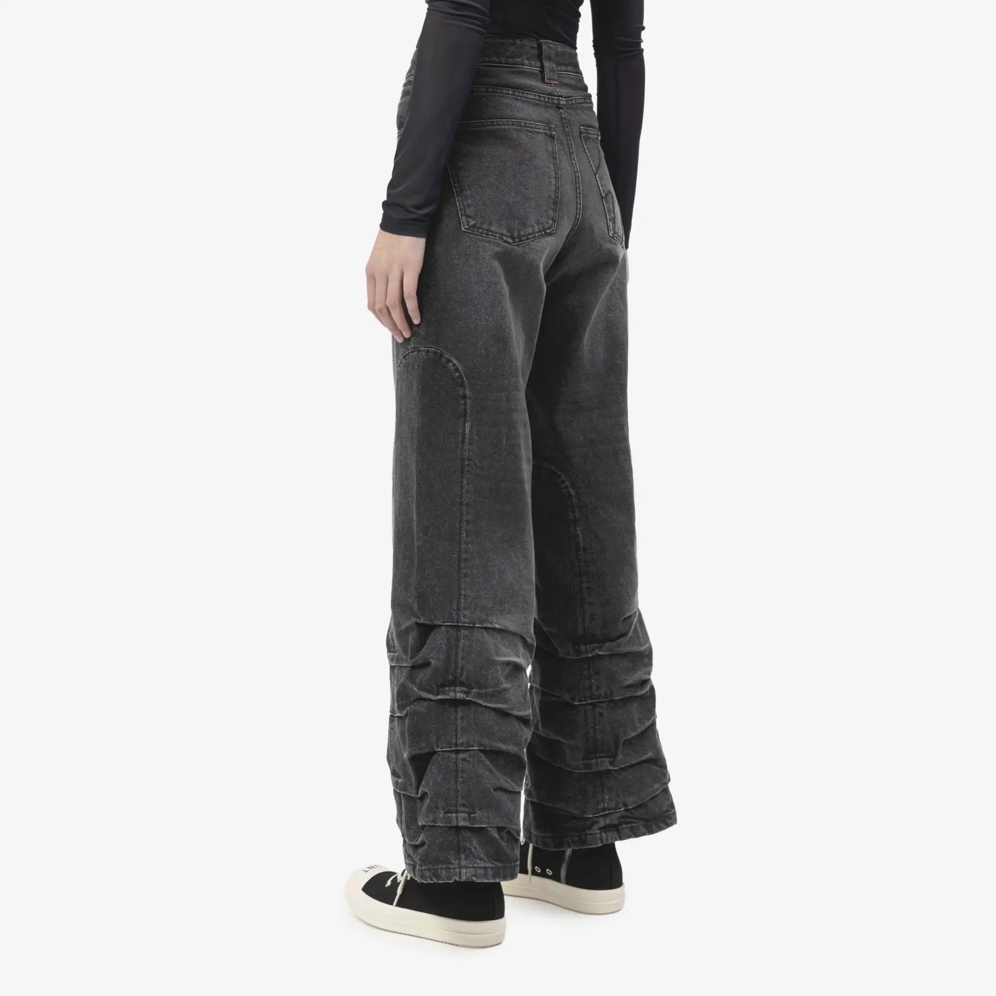 Avavav Jessie Smock Wide Jeans Black - 8
