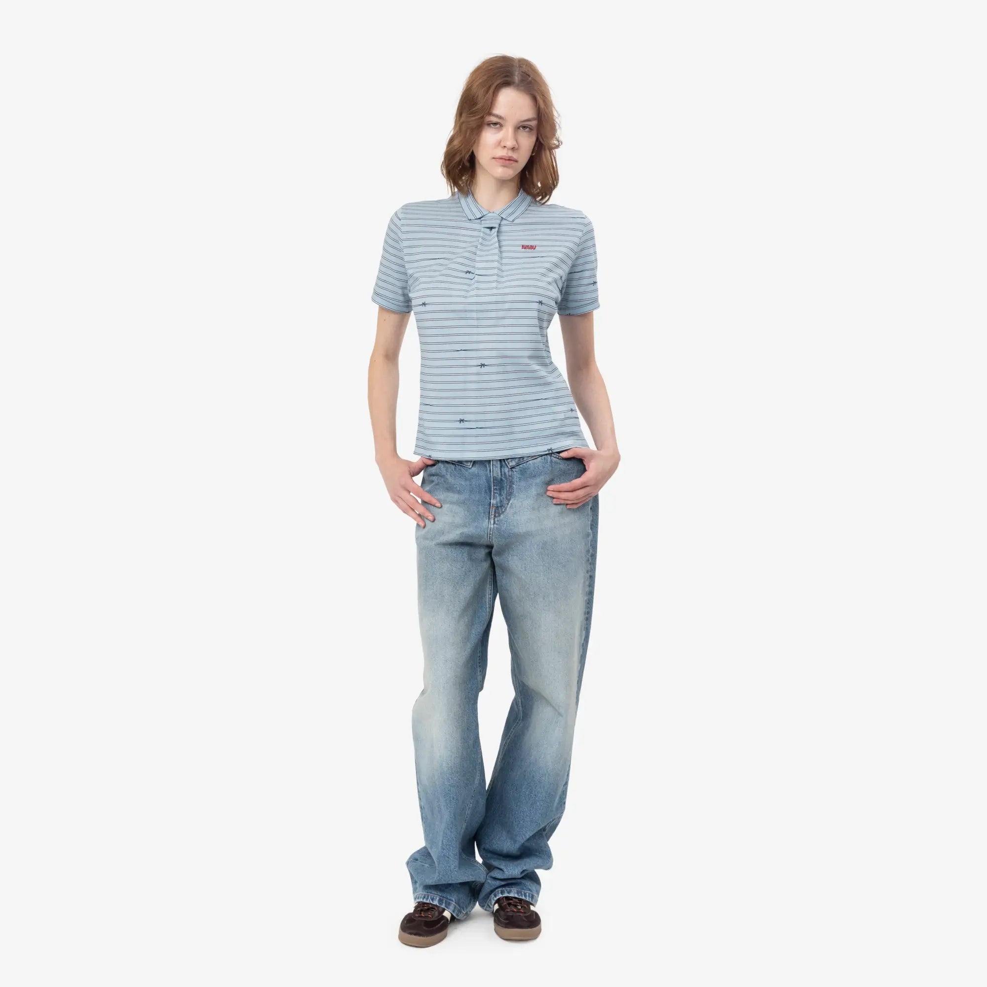 Avavav Tillie Suit Polo T-Shirt Blue - 2