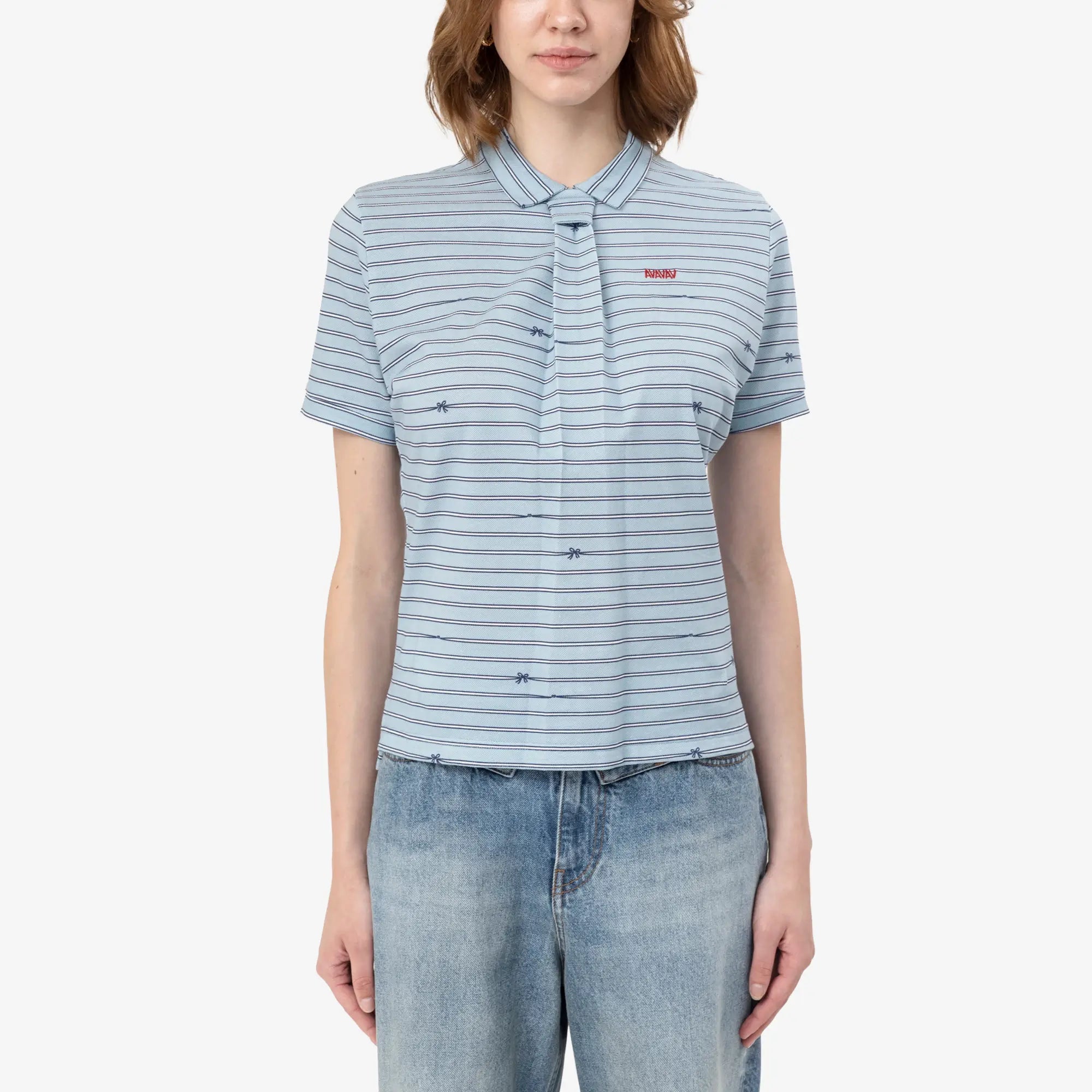 Avavav Tillie Suit Polo T-Shirt Blue - 7