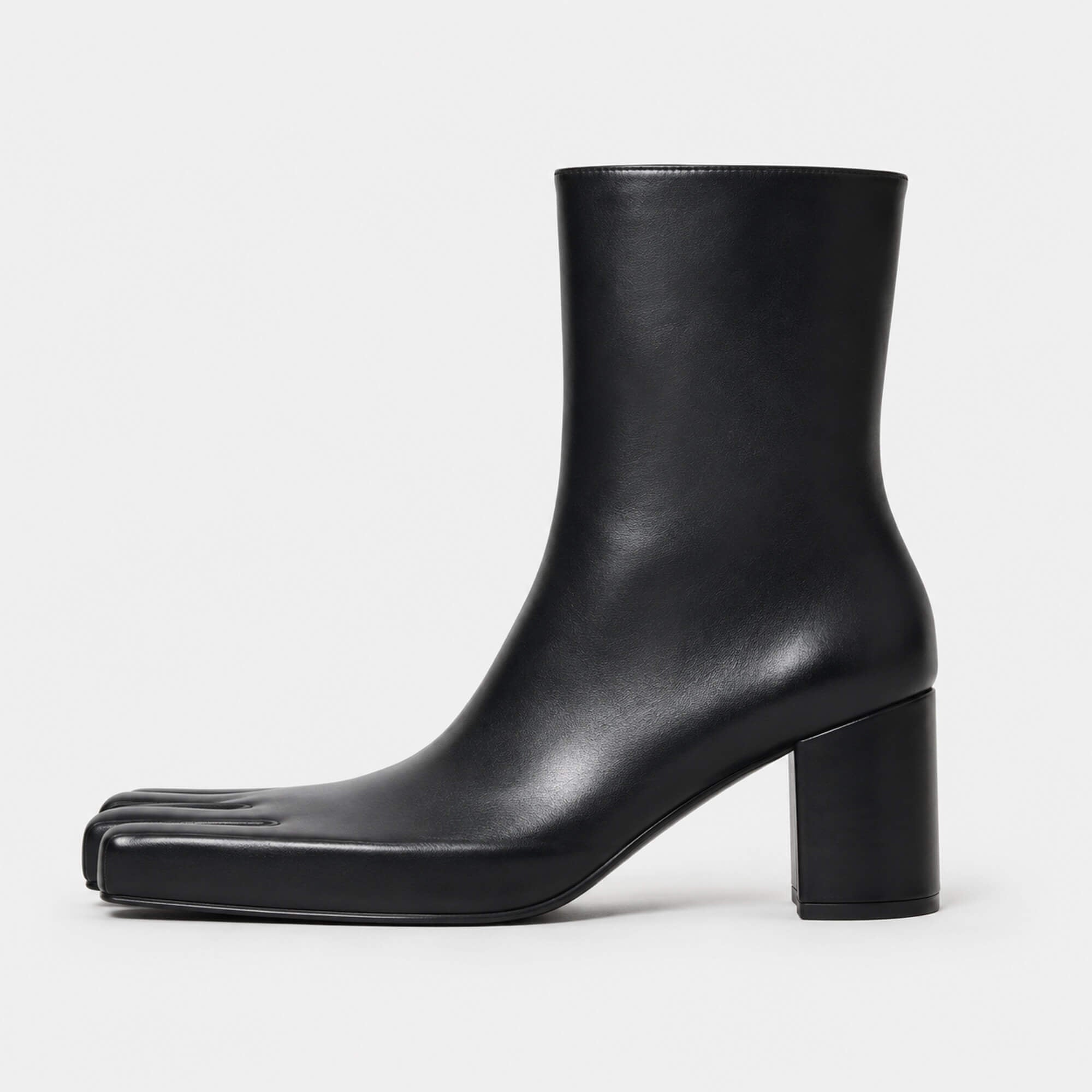 Avavav Womens Finger Ankle Boots Black-3