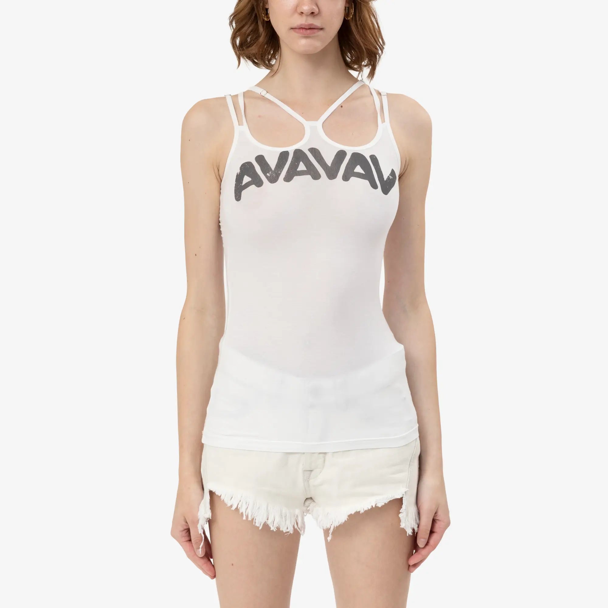 Avavav Womens Tova Multi Strap Top White - 1