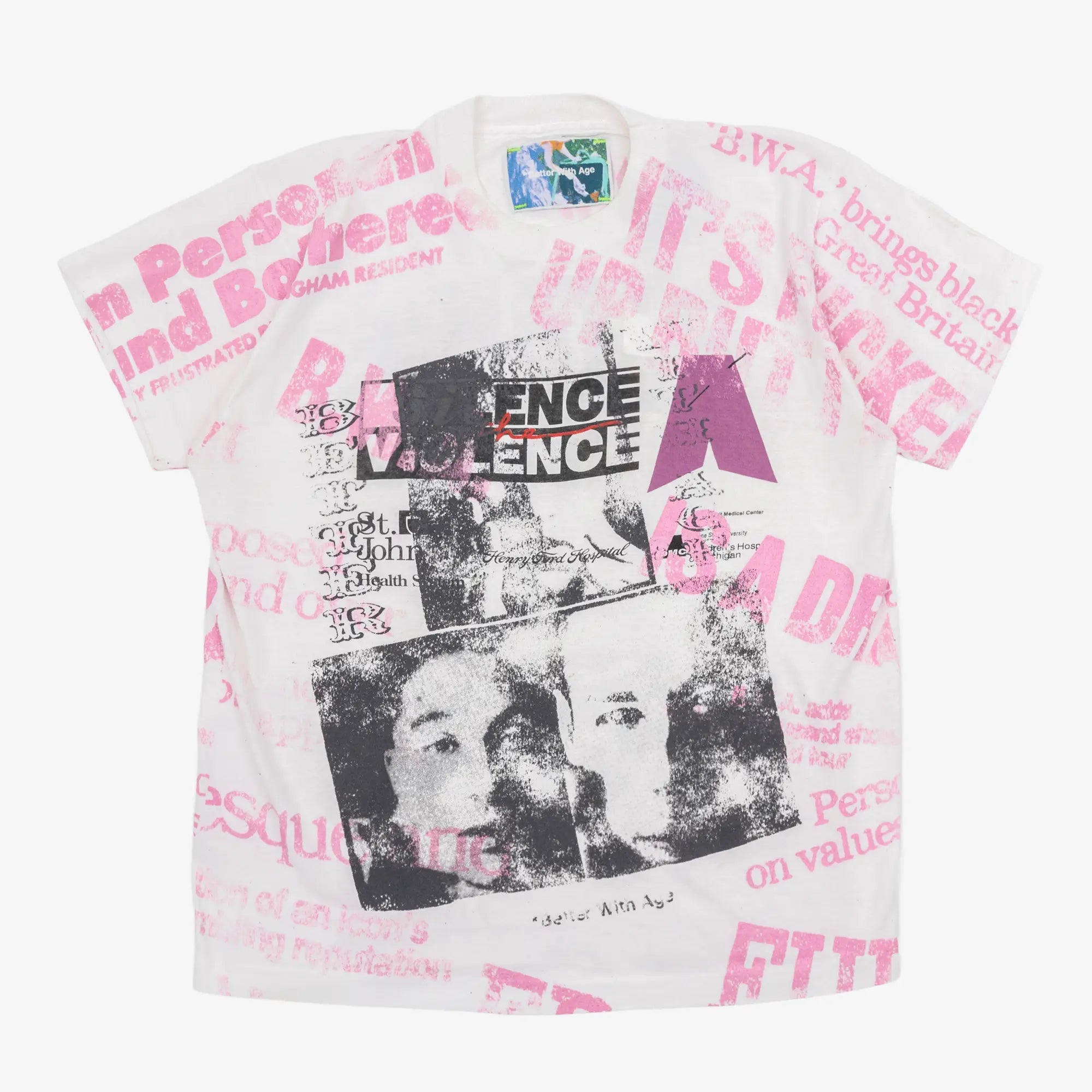 Better With Age Eradica All Over Print T-Shirt White - 1