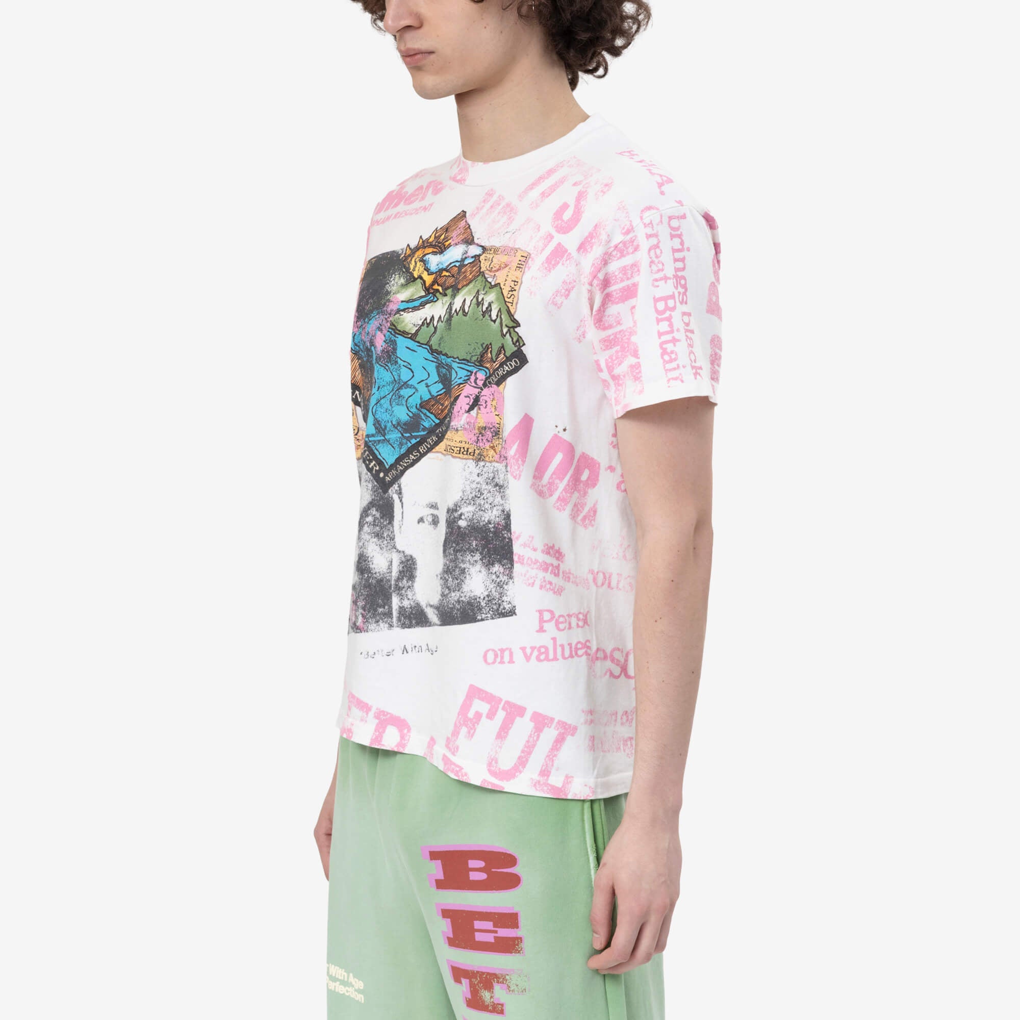 Better With Age Eradica All Over Print T-Shirt White - 8