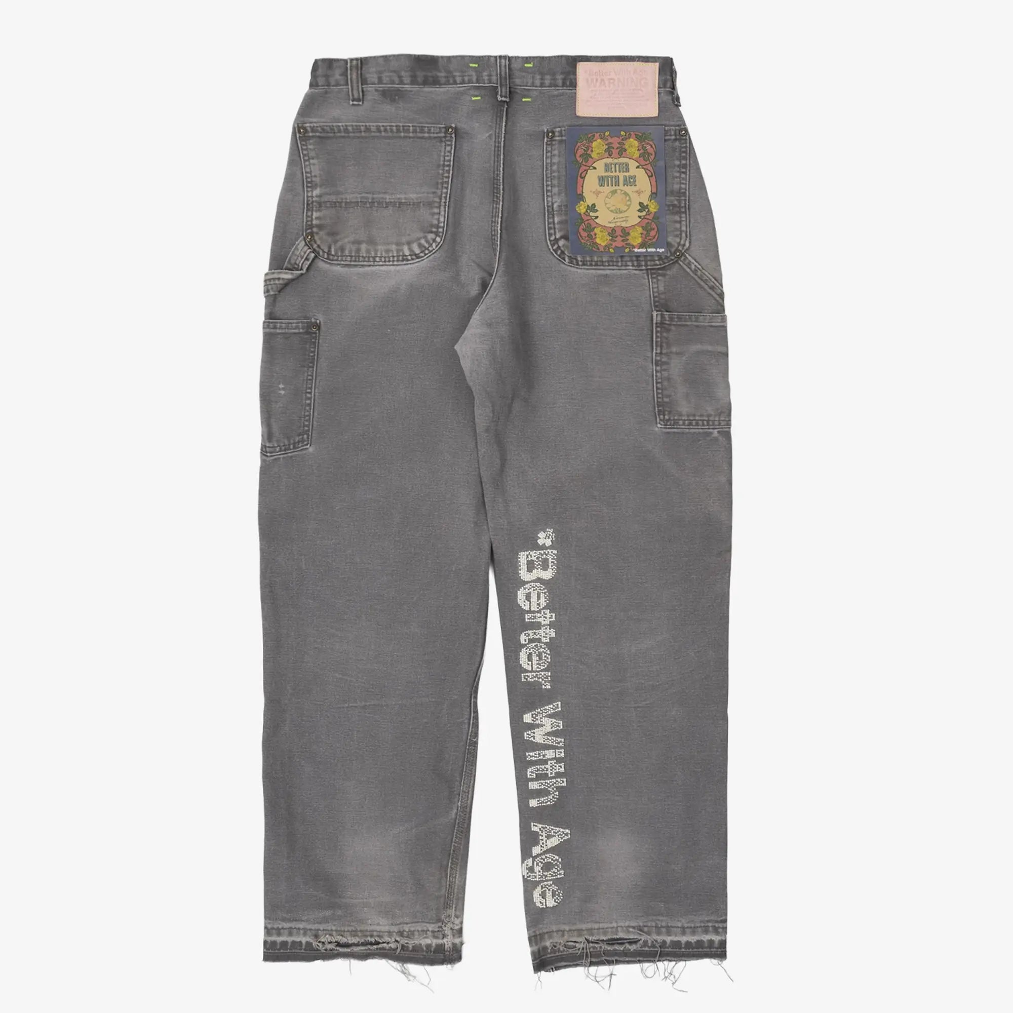 Better With Age Forgot Hand Bead Dbl Knee Pants Multi - 2