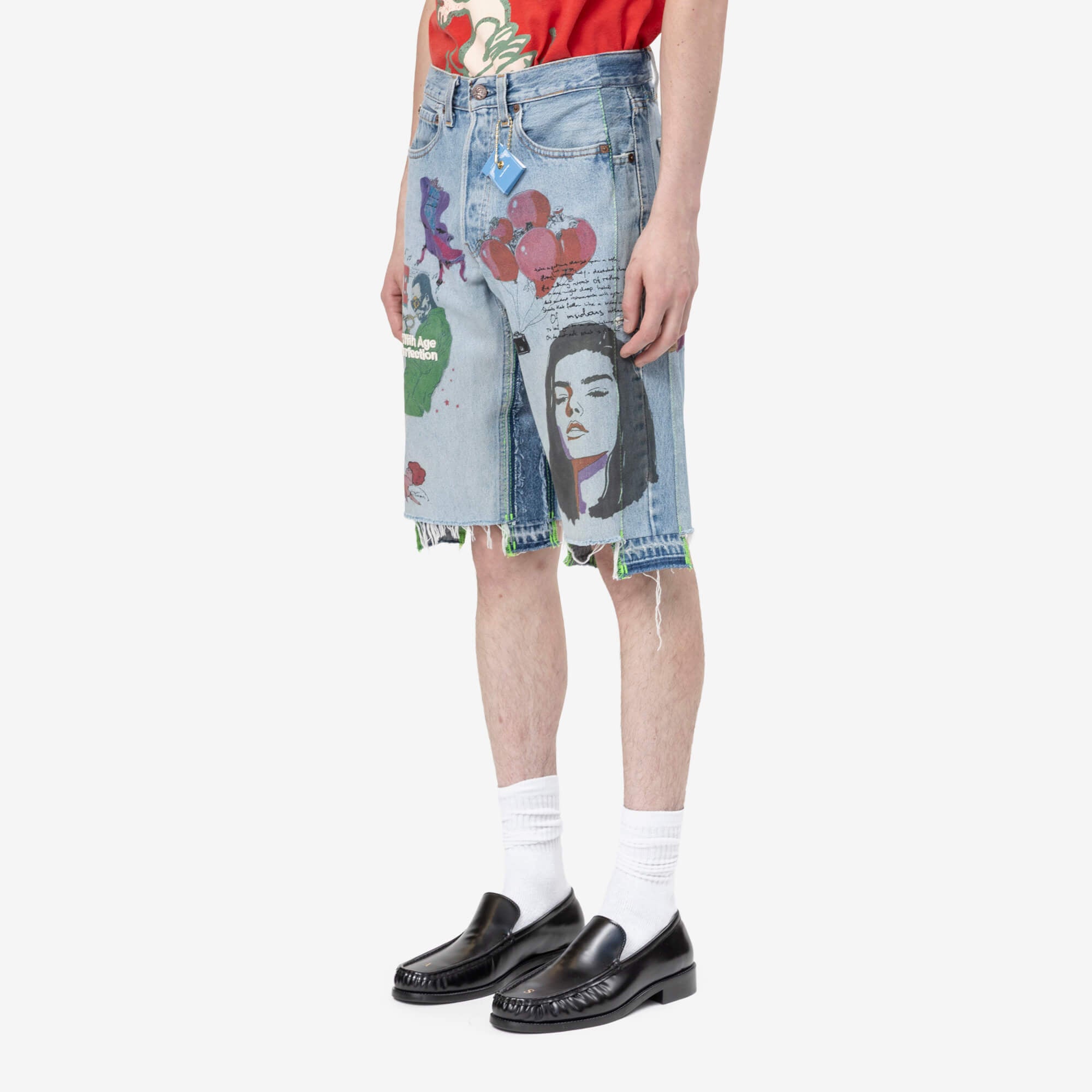 Better With Age Harrison Triple - Wide Denim Shorts Indigo - 3