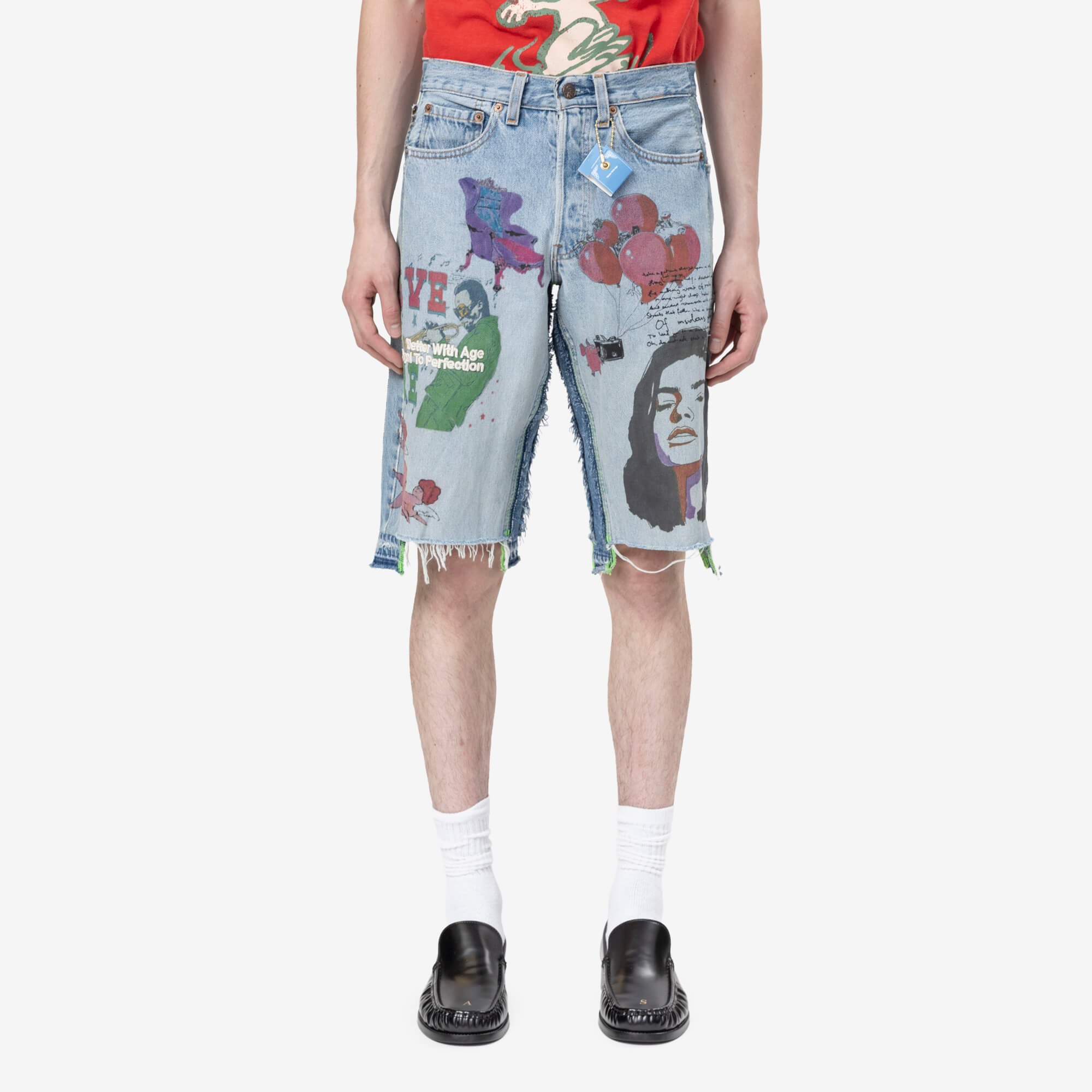 Better With Age Harrison Triple - Wide Denim Shorts Indigo - 1