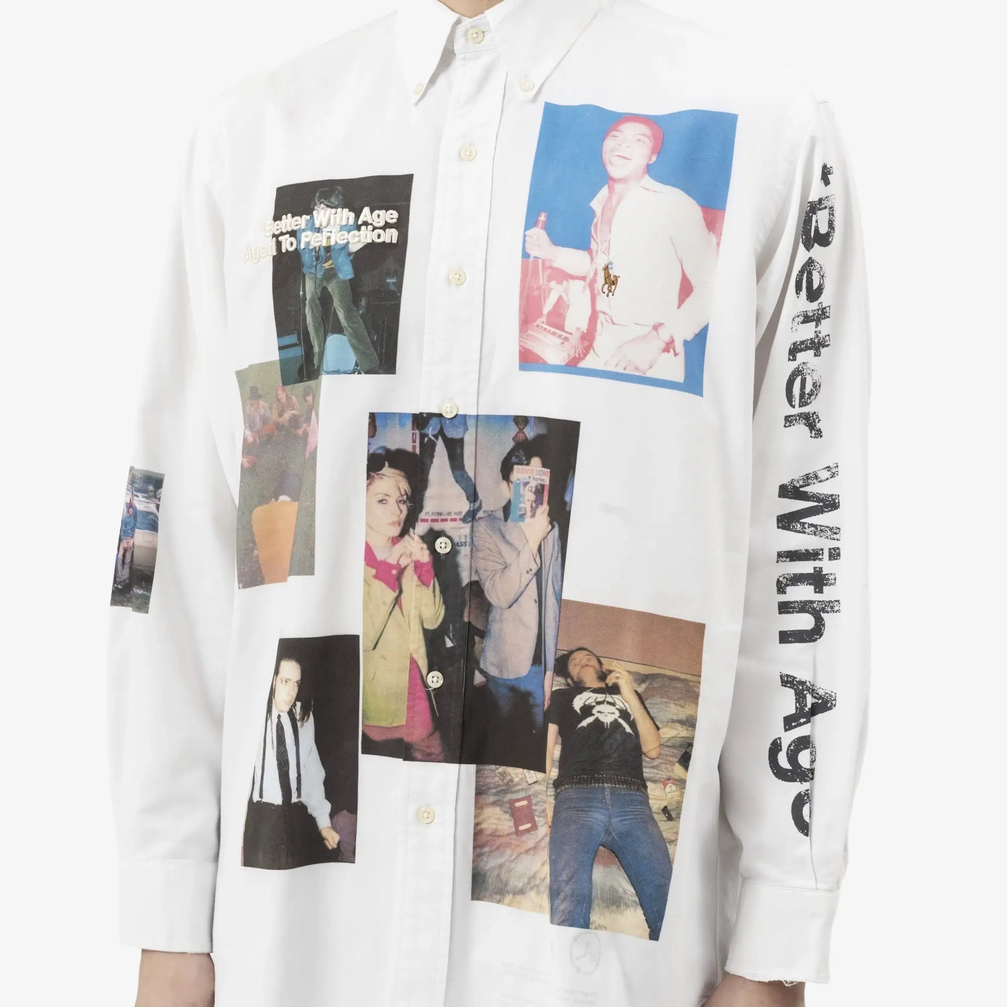 Better With Age Johnny Shirt White - 5