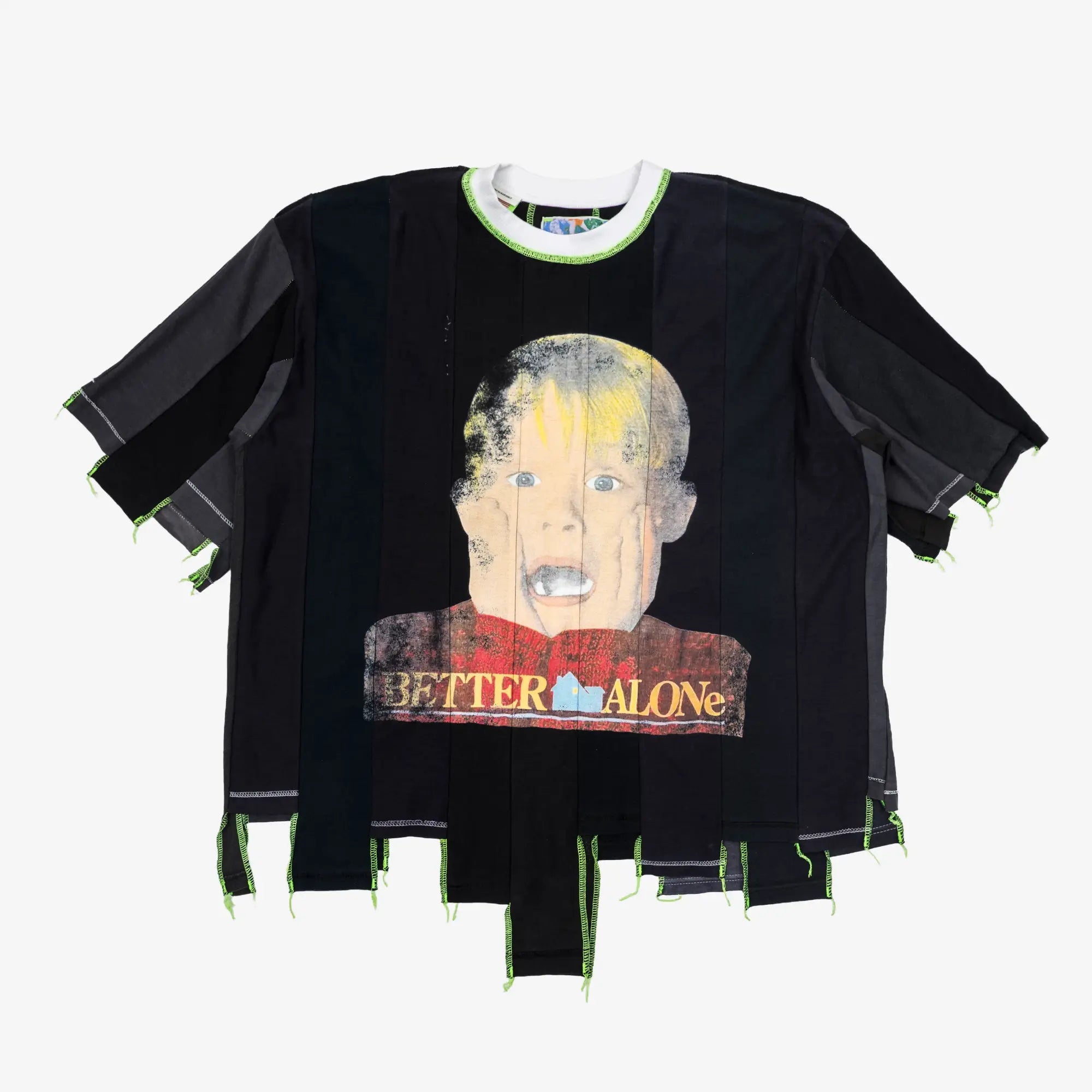 Better With Age Loaner Panelled T-Shirt Faded Black - 3