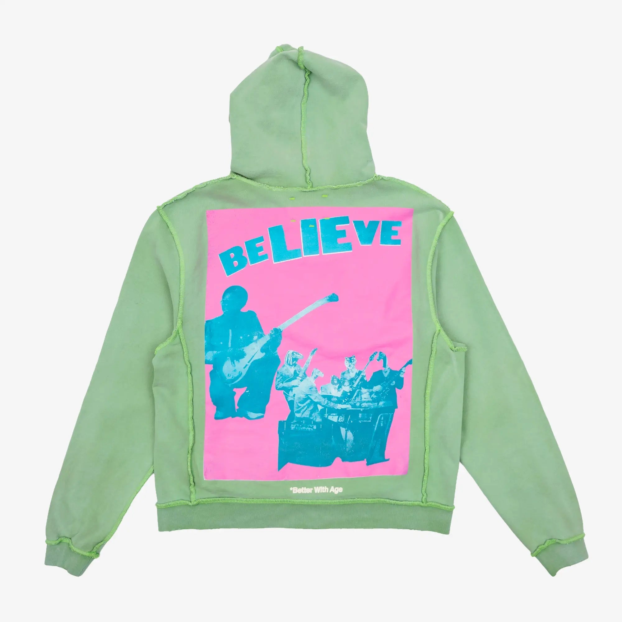 Better With Age Magic Zip Hoody Sage - 5