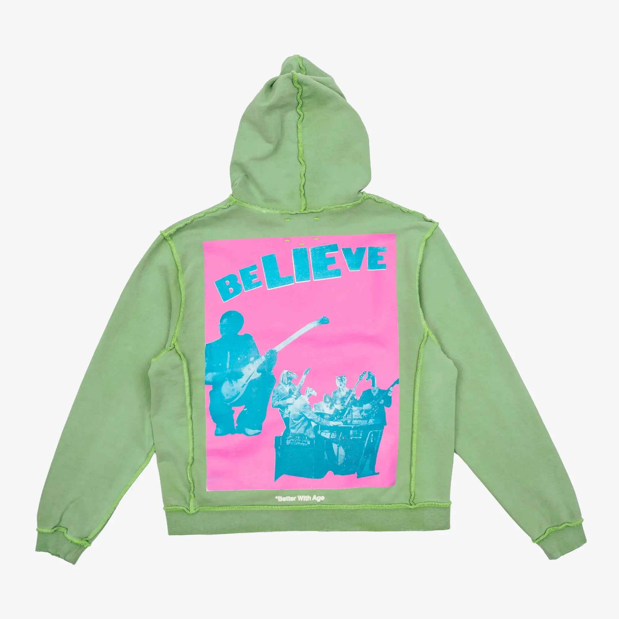 Better With Age Magic Zip Hoody Sage - 6