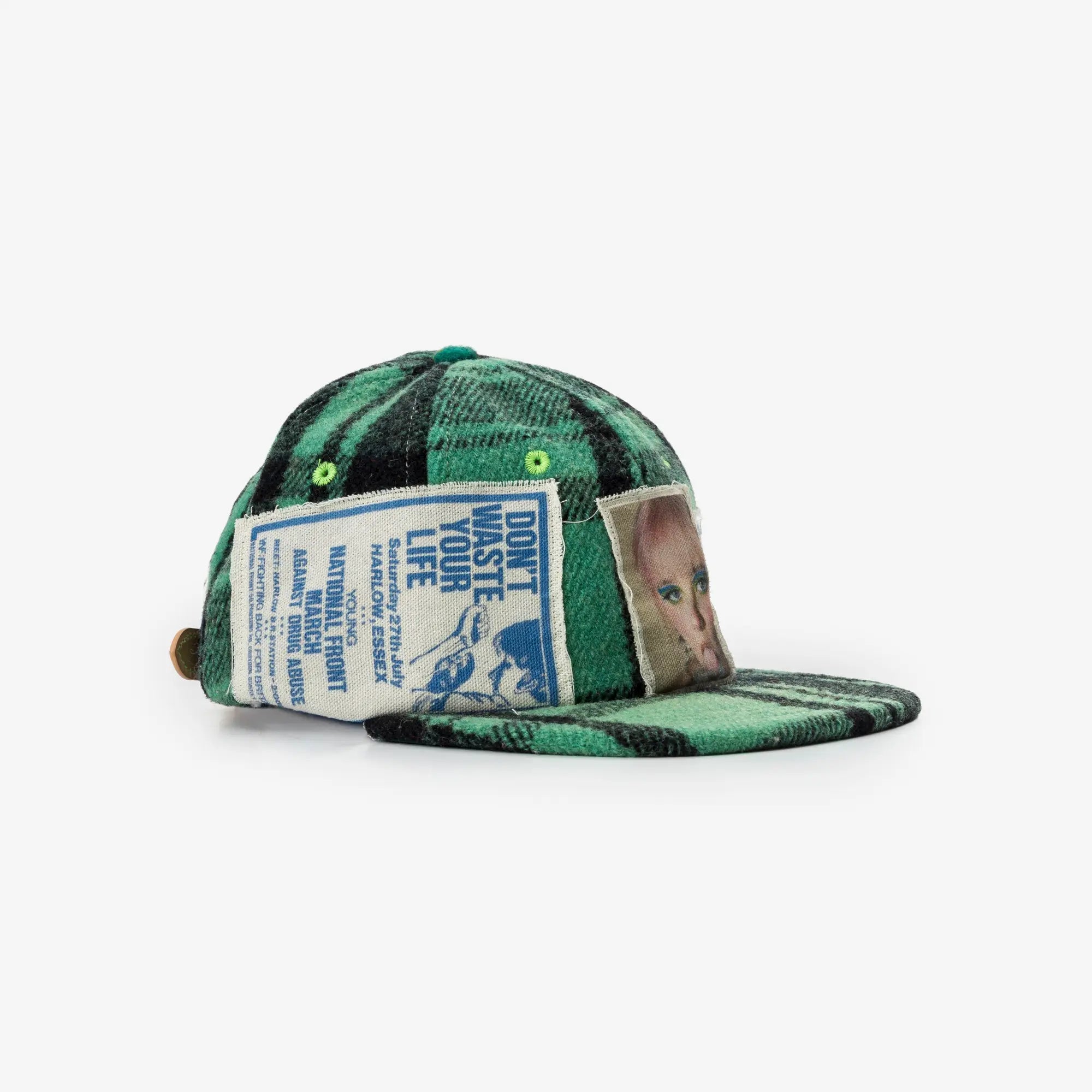 Better With Age Muir Recontructed Flannel Hat Green - 8