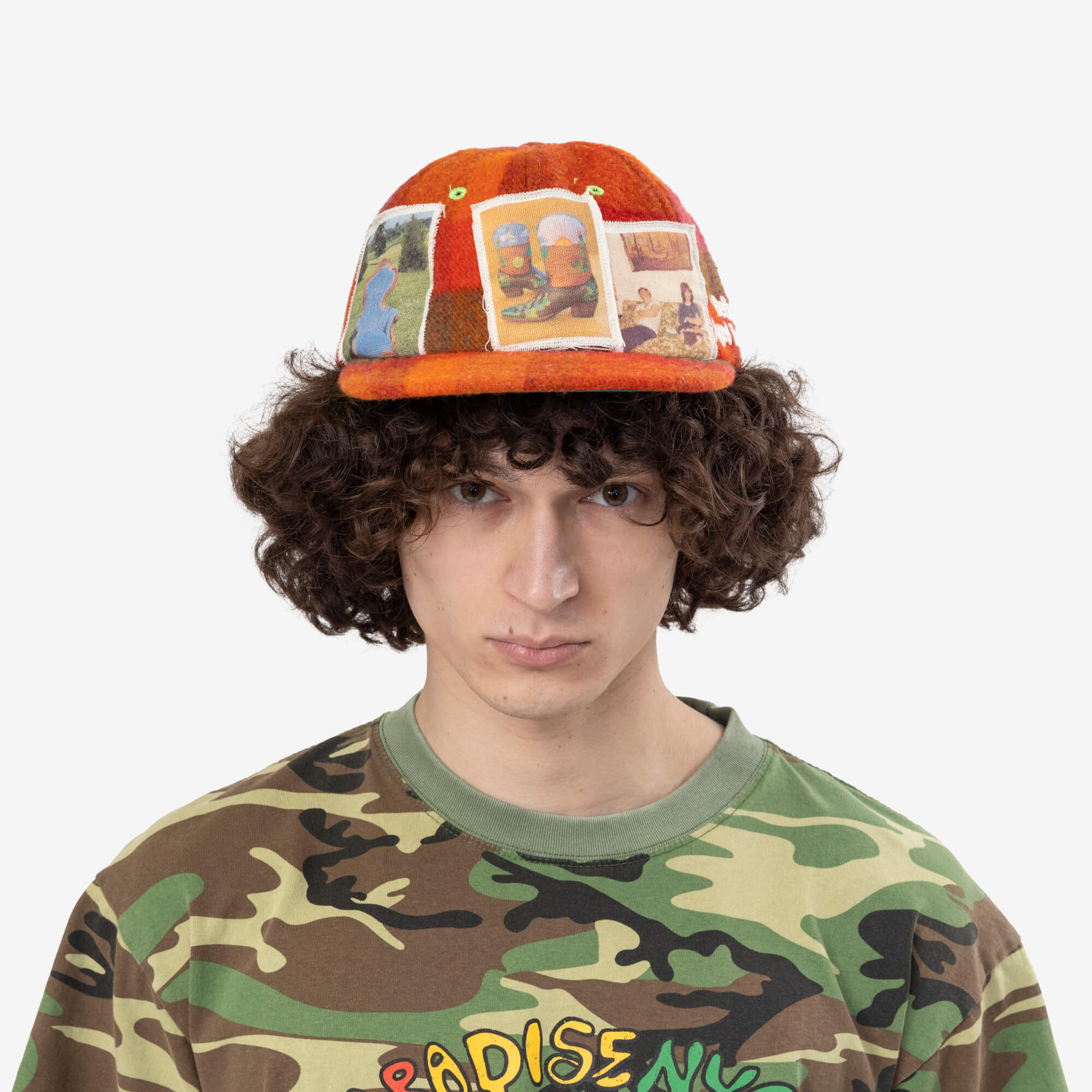 Better With Age Muir Recontructed Flannel Hat Orange - 6