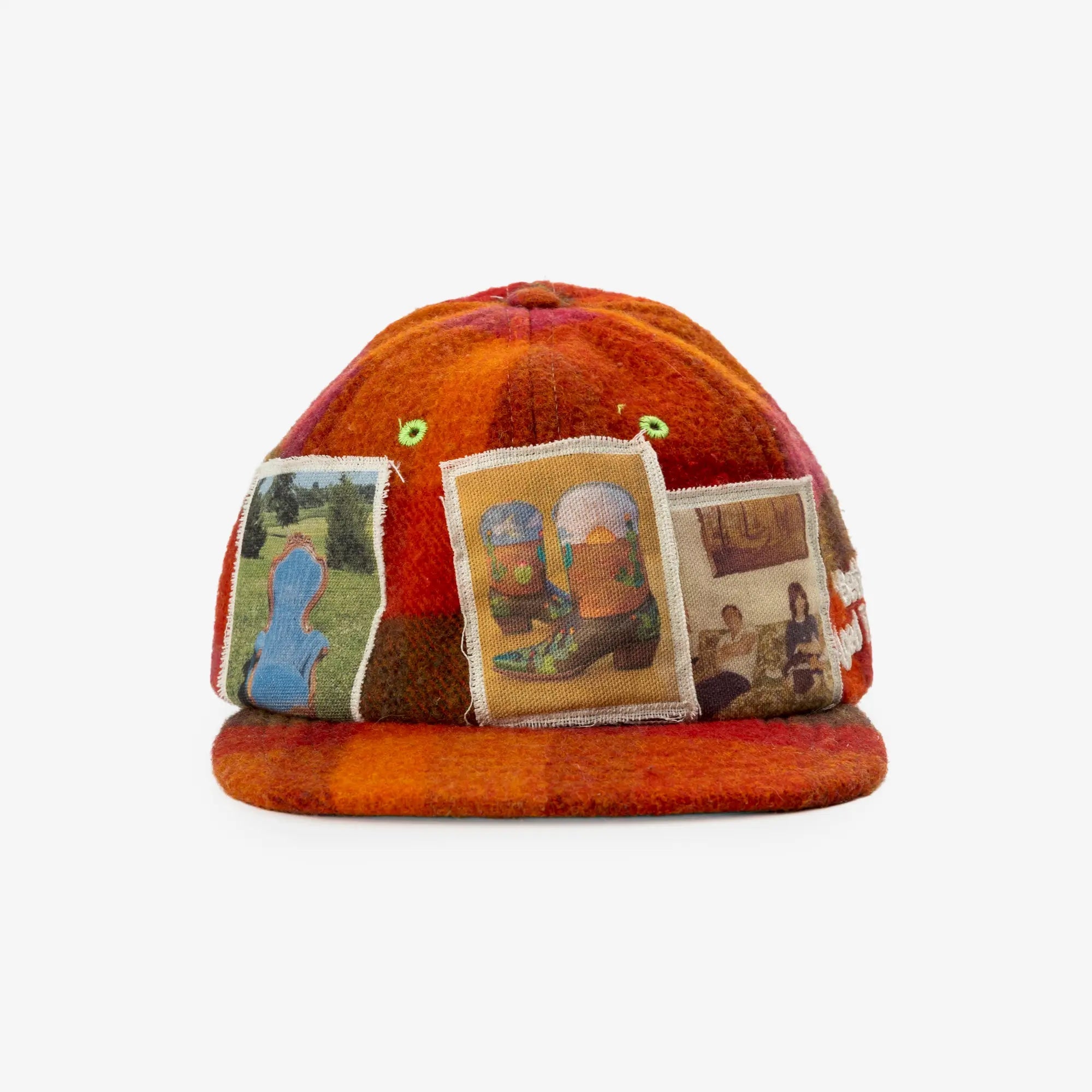 Better With Age Muir Recontructed Flannel Hat Orange - 4