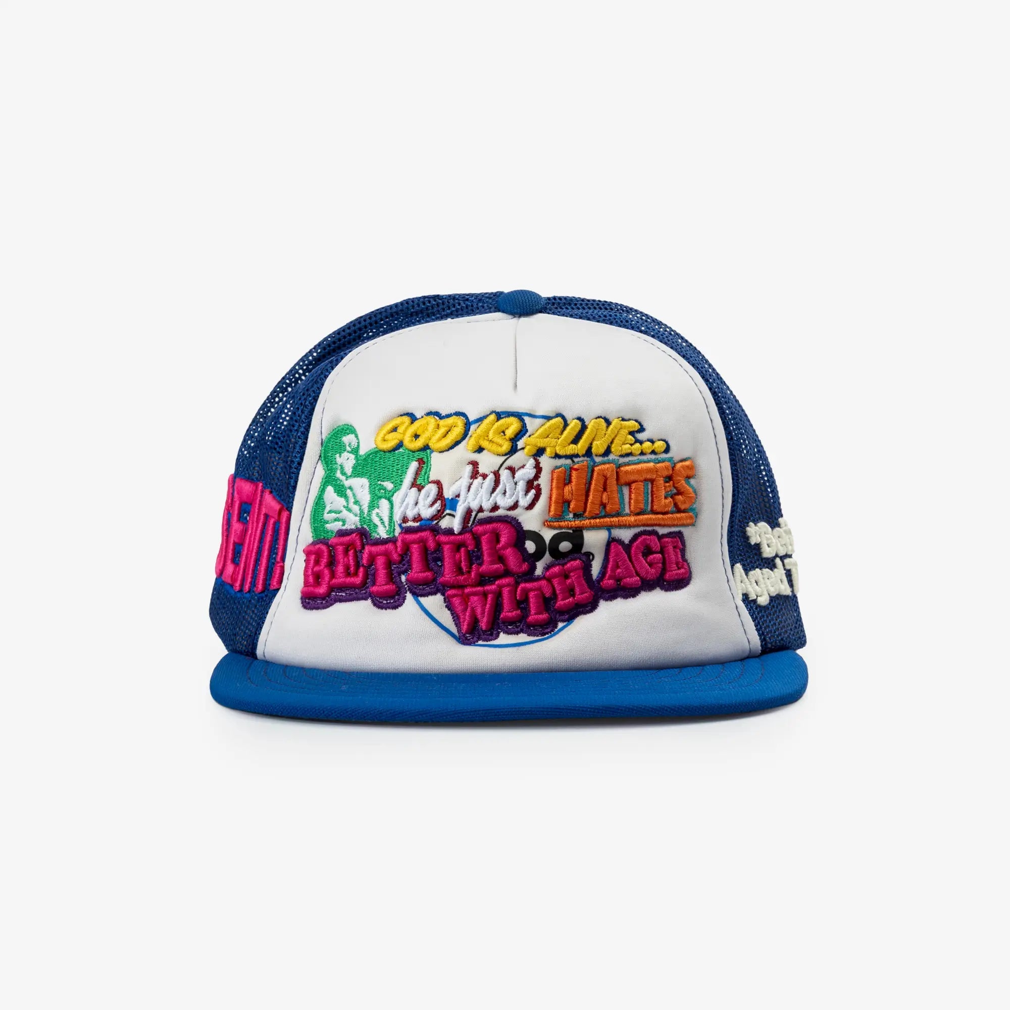 Better With Age Repent! Vintage Hat Blue - 1