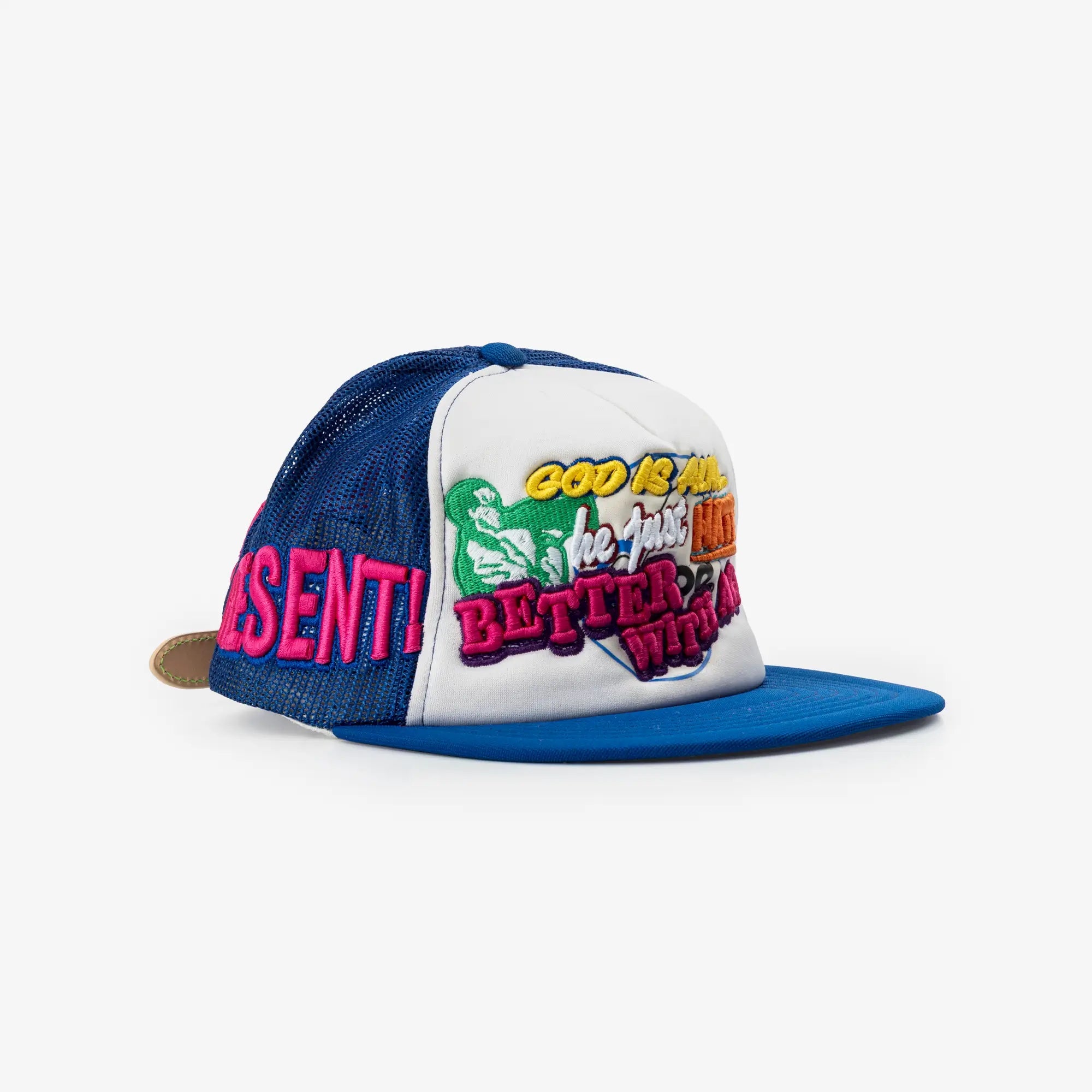 Better With Age Repent! Vintage Hat Blue - 2