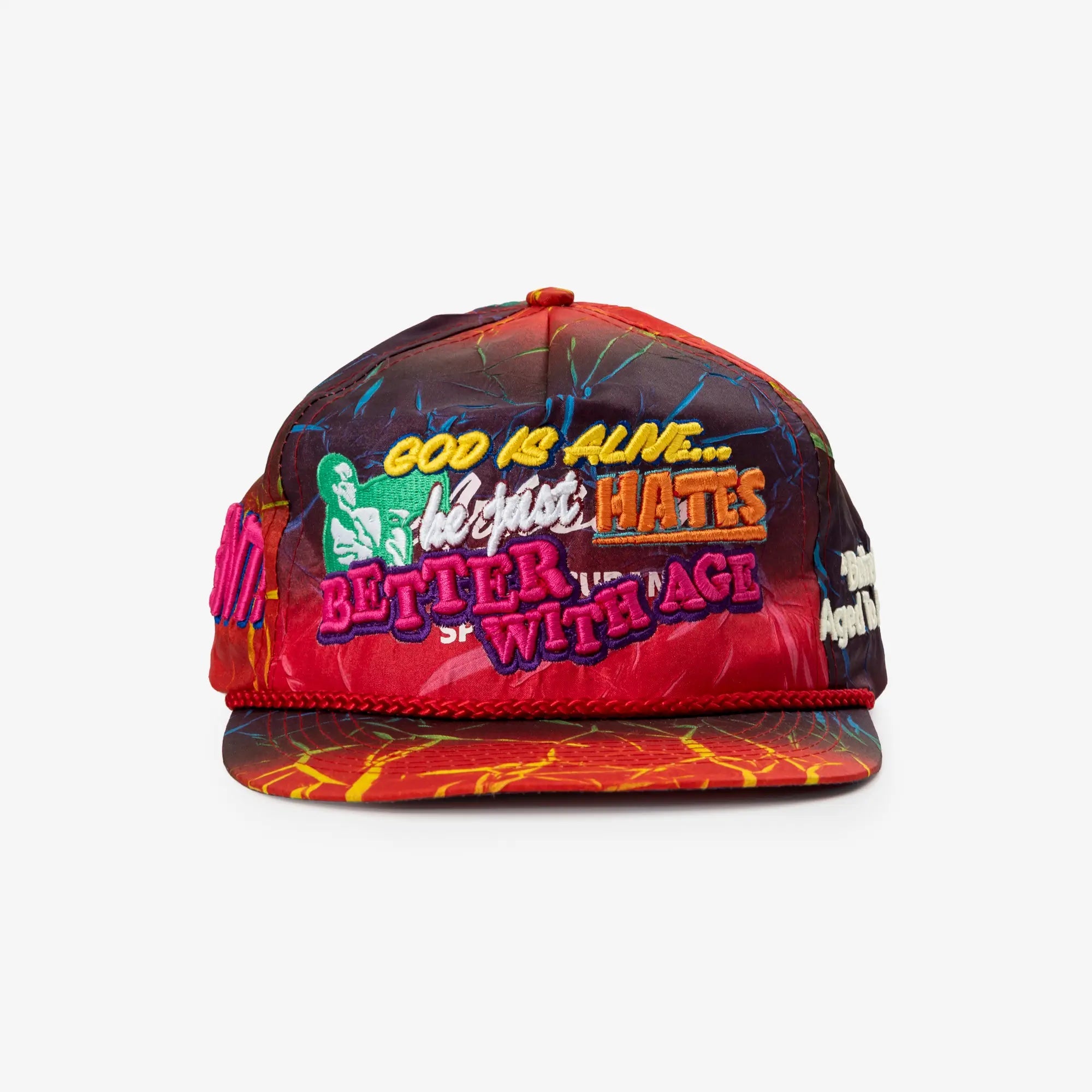 Better With Age Repent! Vintage Hat Red - 4